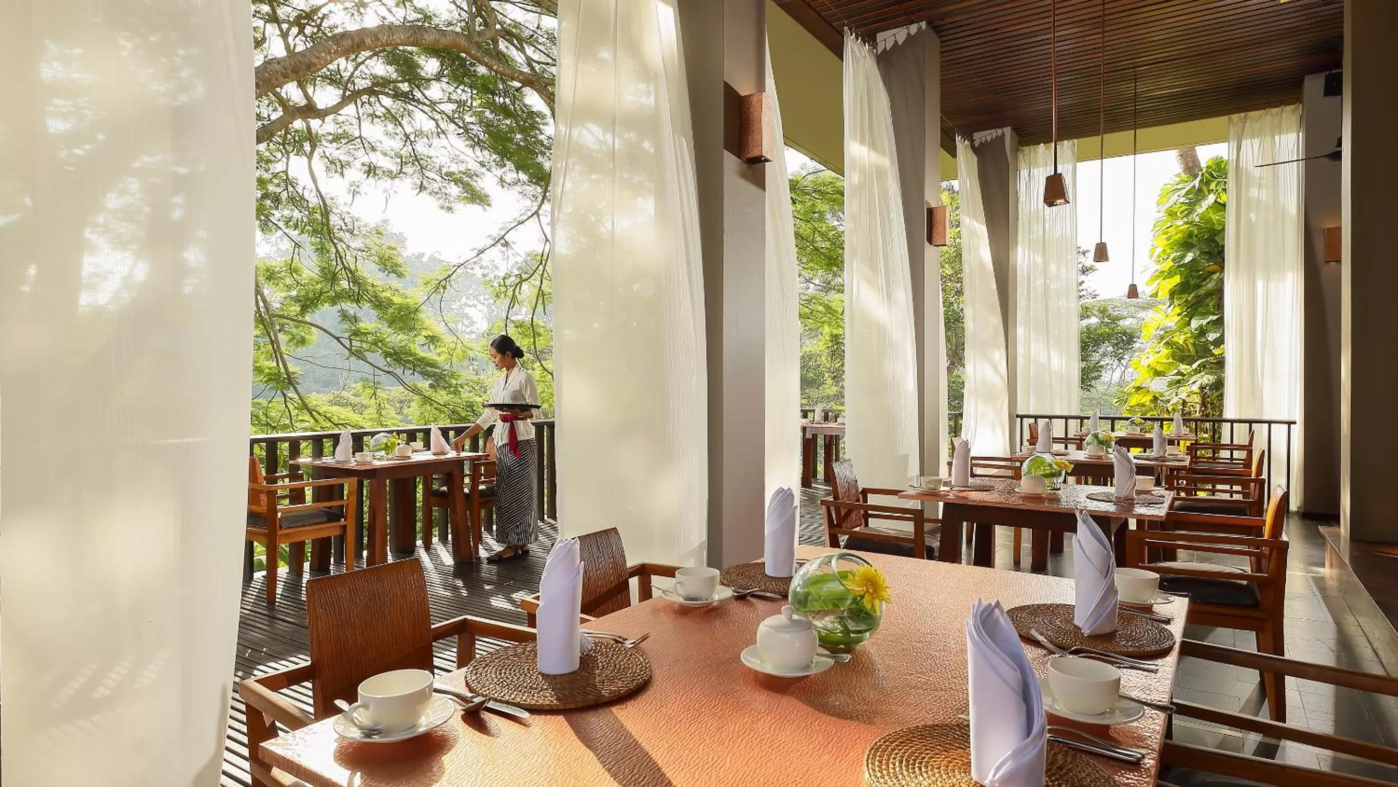 Restaurant/places to eat in Maya Ubud Resort & Spa