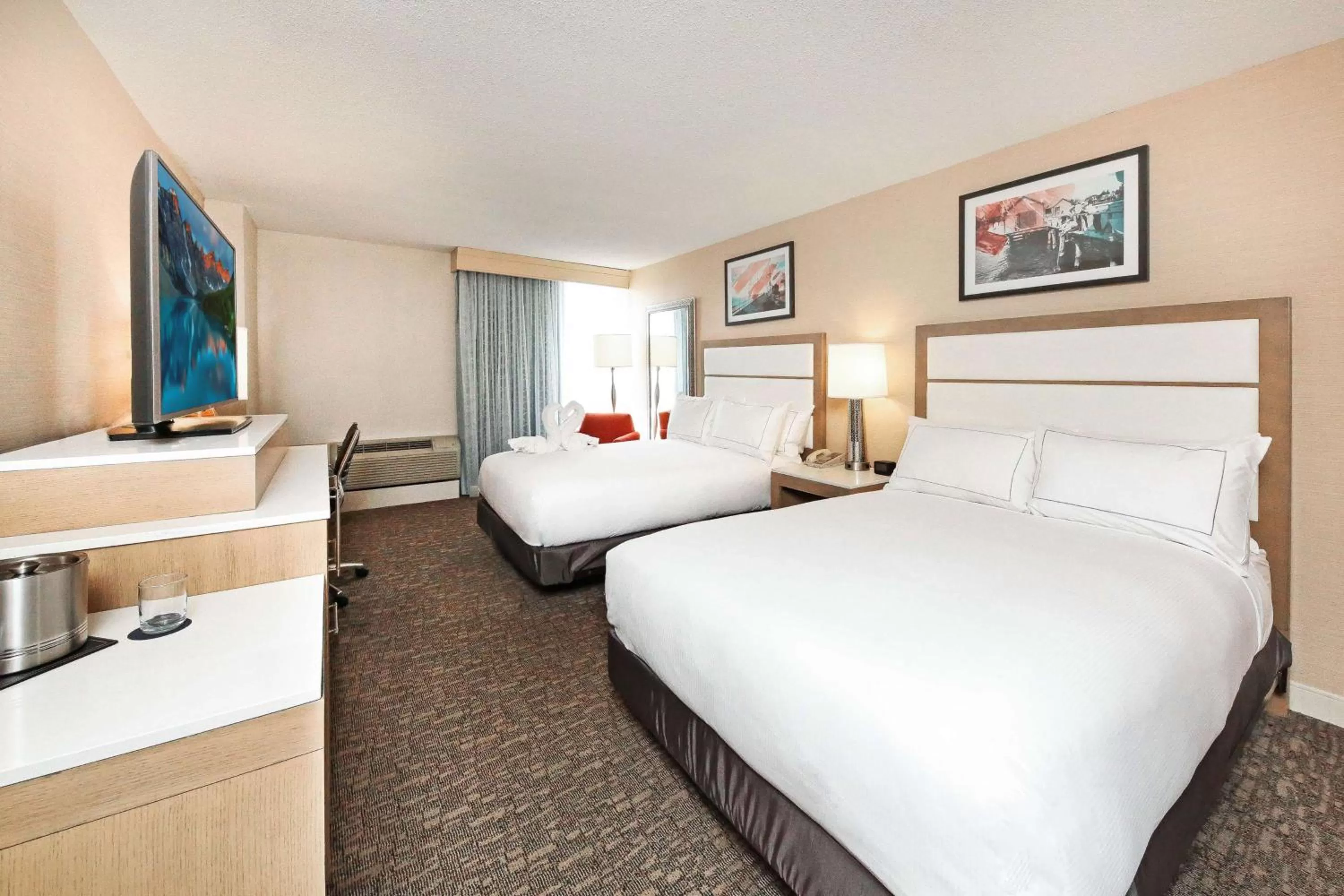 Double Room with Two Double Beds with Bath Tub - Disability Access/ Non-Smoking in DoubleTree by Hilton Virginia Beach