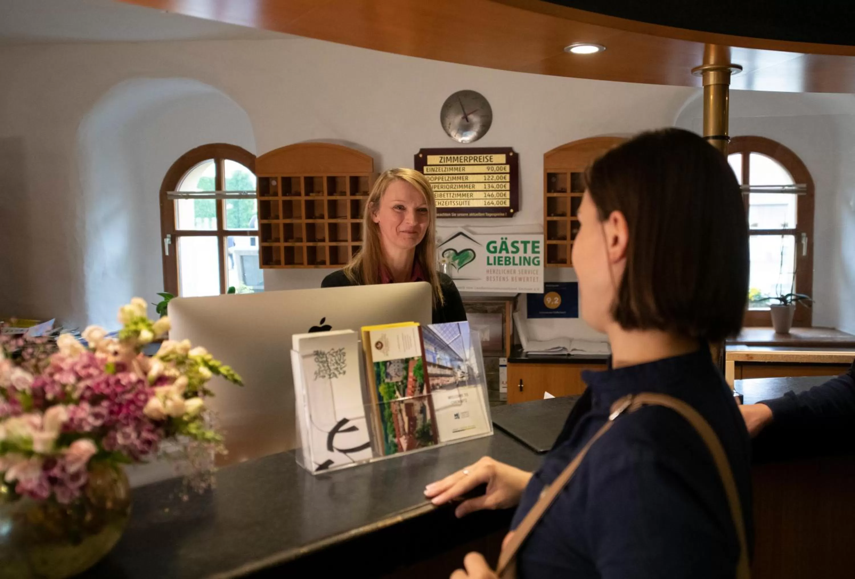 Lobby or reception in Schlosshotel Klaffenbach