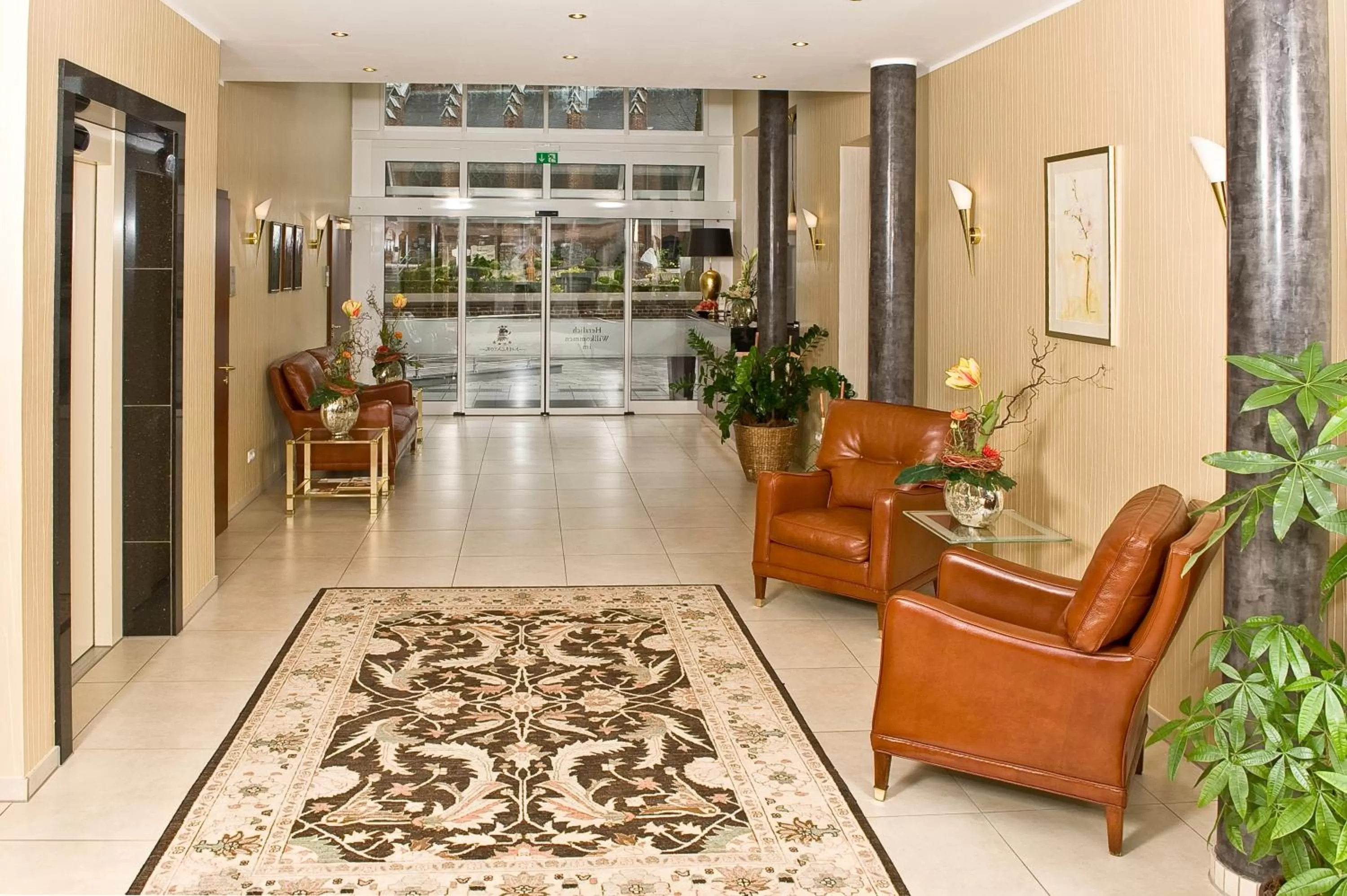 Lobby or reception in Mercator-Hotel