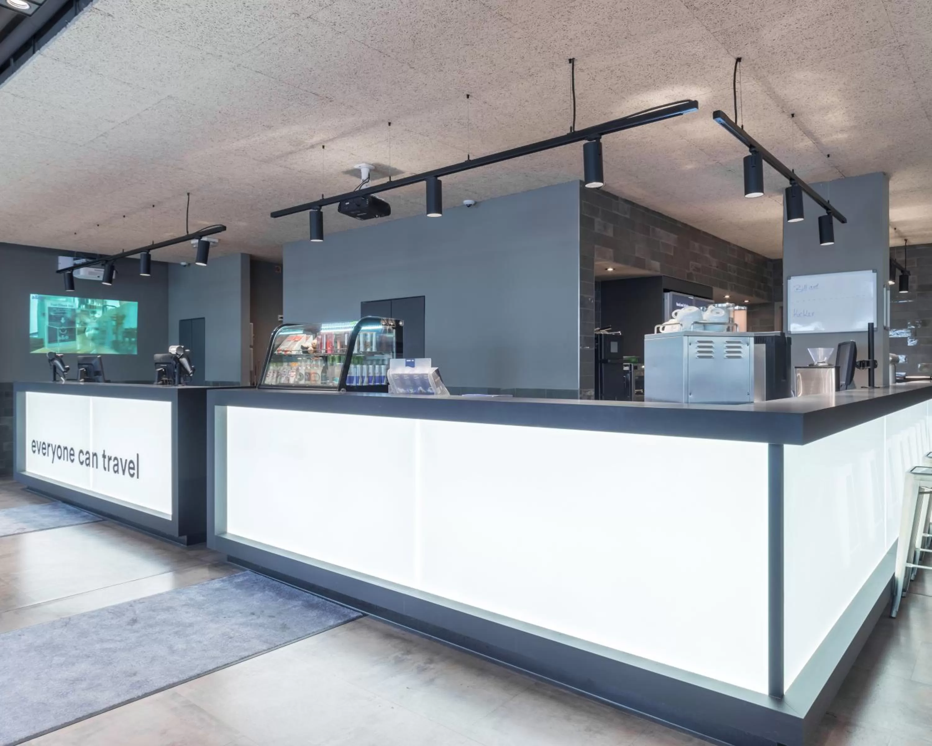 Lobby or reception in a&o Köln Neumarkt