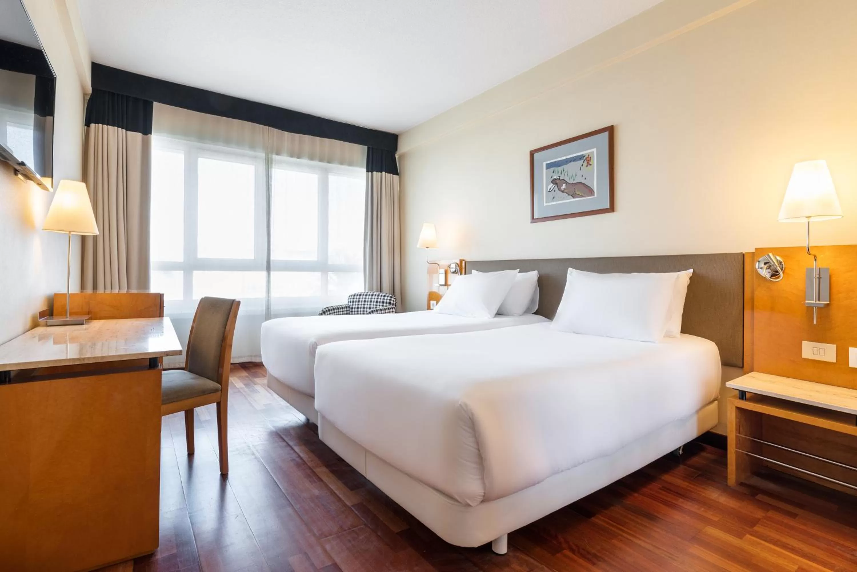 Bedroom, Bed in Eurostars Atlántico