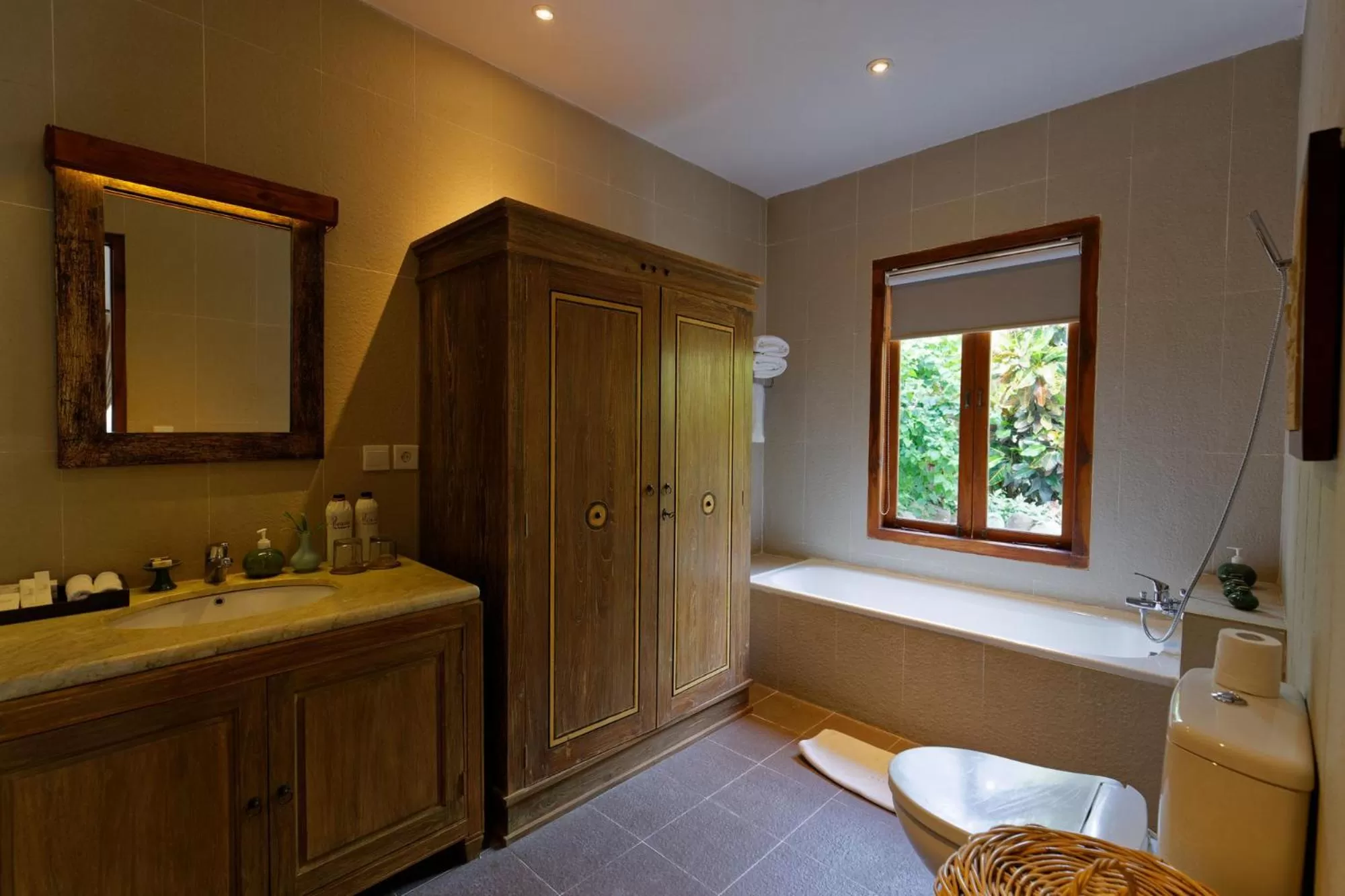 Bathroom in Plataran Komodo Resort & Spa - CHSE Certified