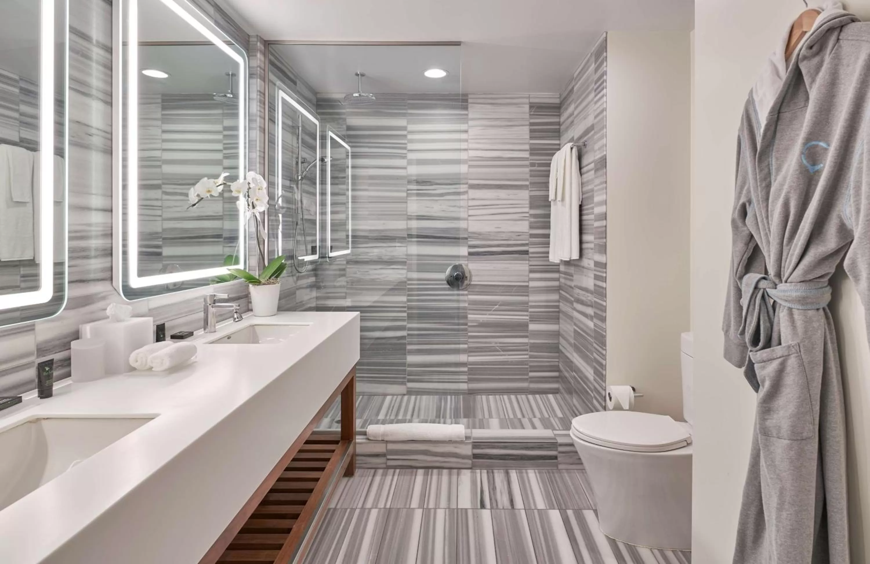 Bathroom in Hyatt Centric the Pike Long Beach