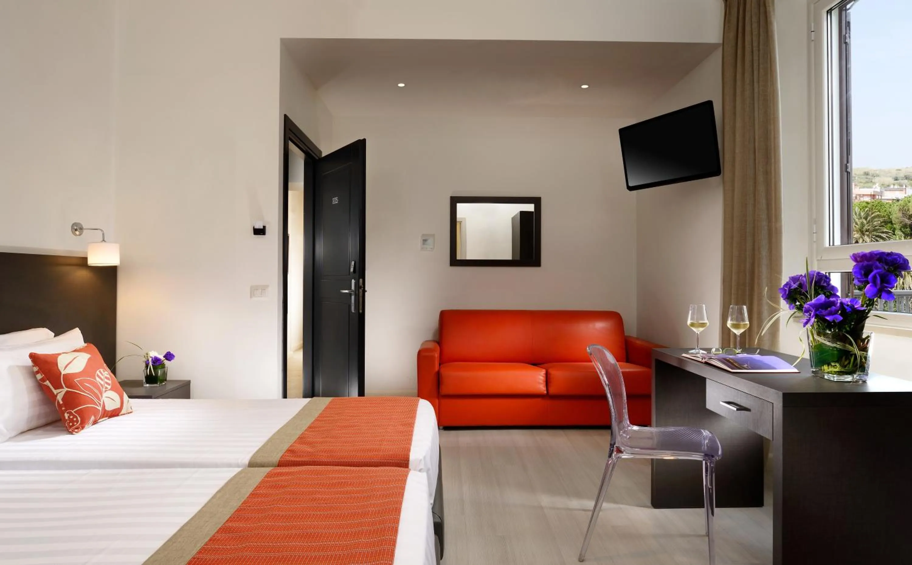 City view, Bed in Villa delle Palme