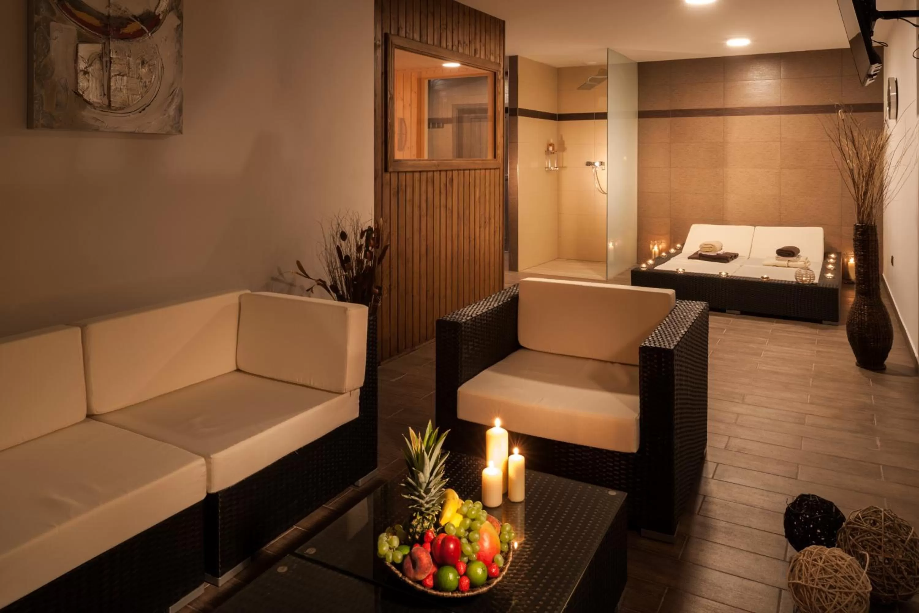 Sauna, Bed in Hotel Štekl