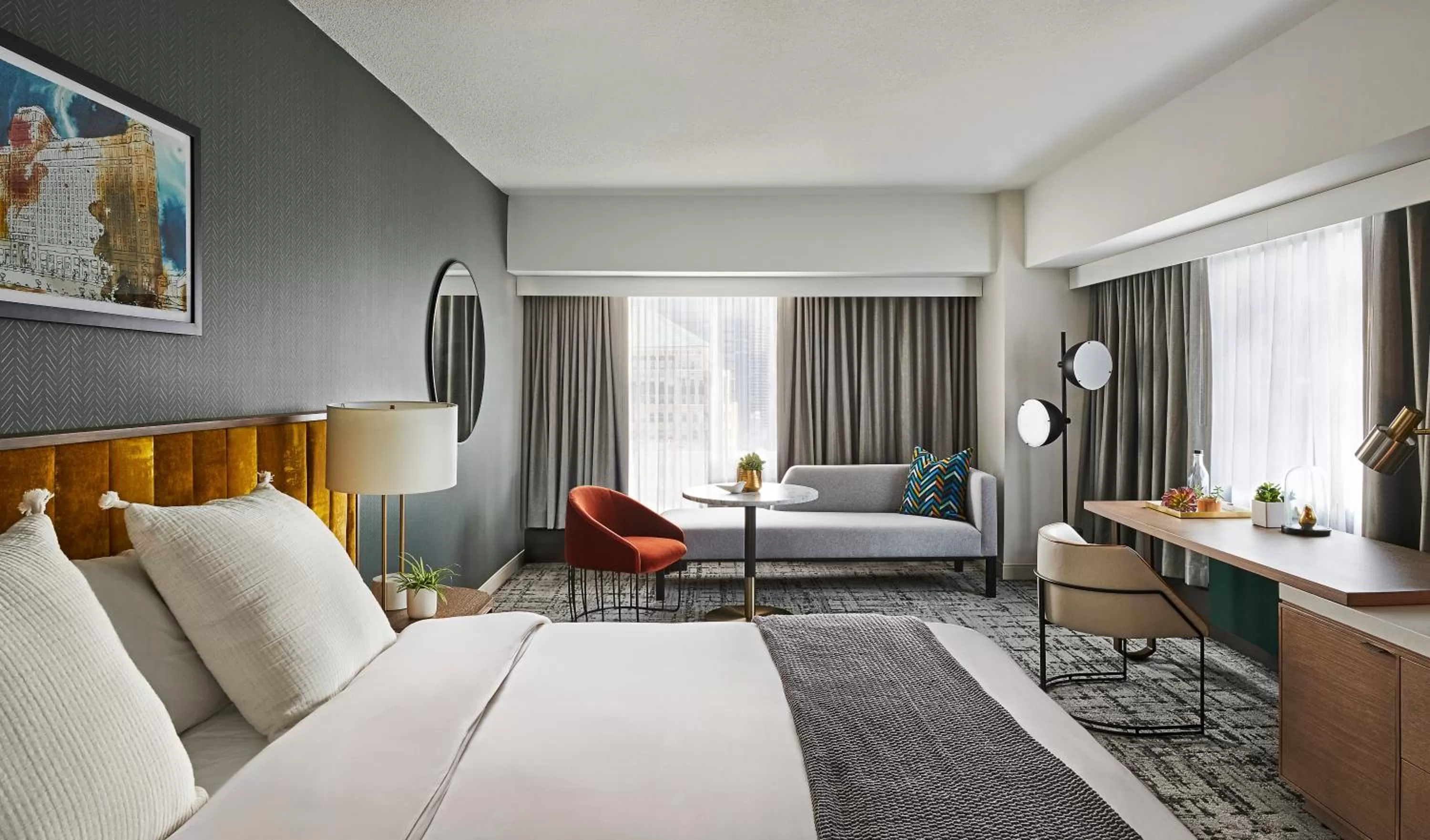 Bedroom, Bed in voco Chicago Downtown - Riverwalk by IHG