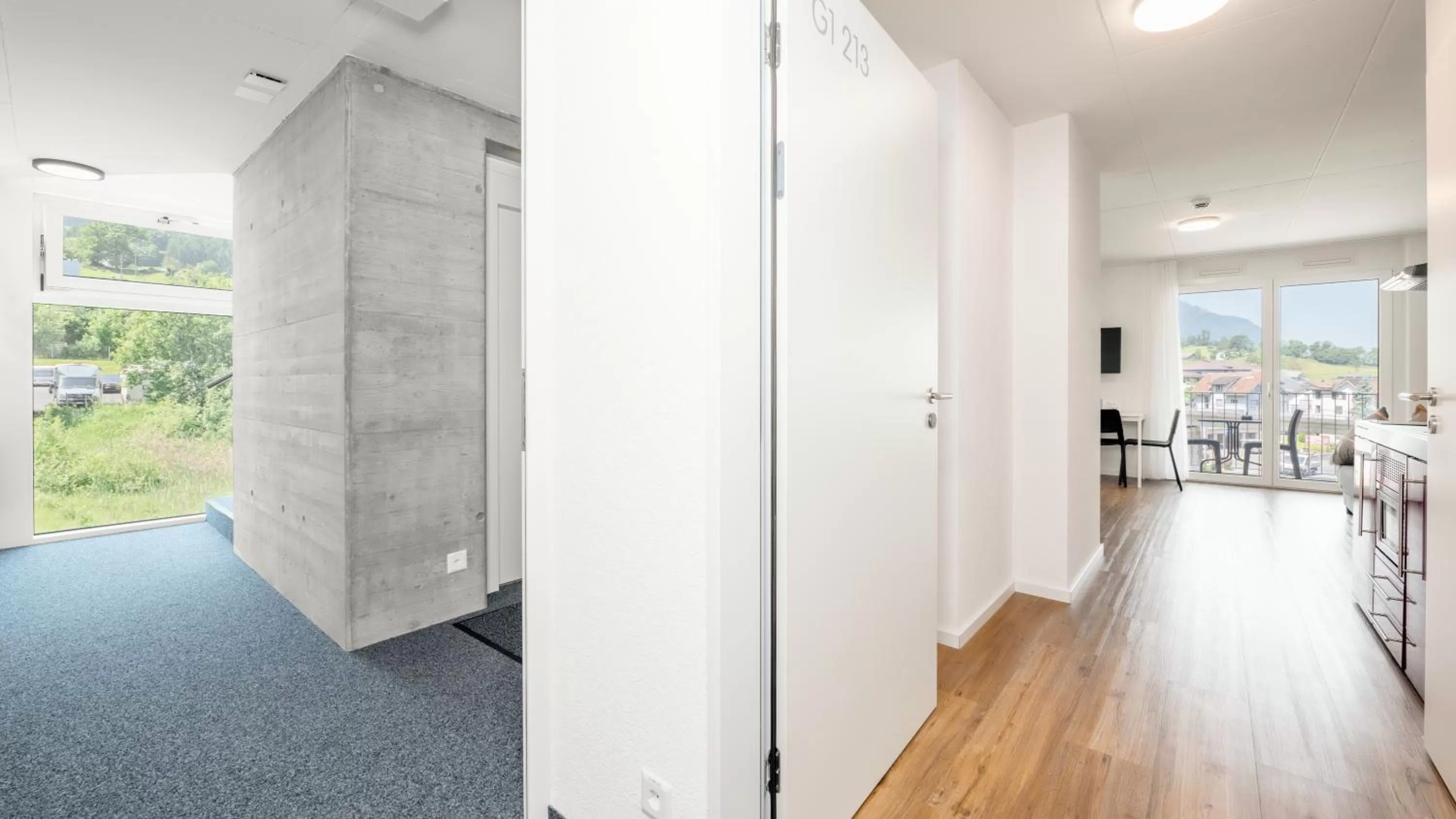 View (from property/room) in Anstatthotel Goldau - self-check-in