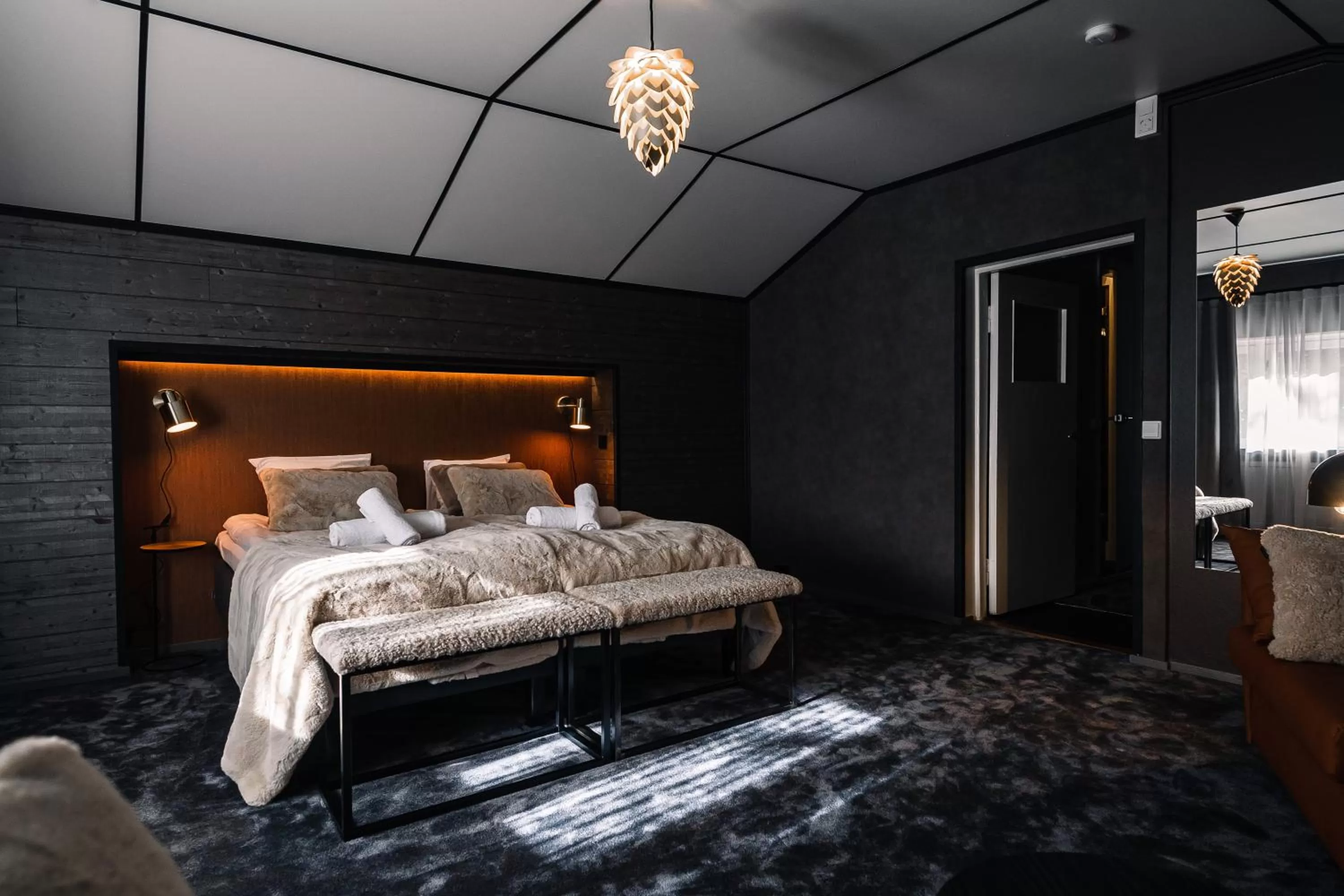 Bed in Apukka Resort