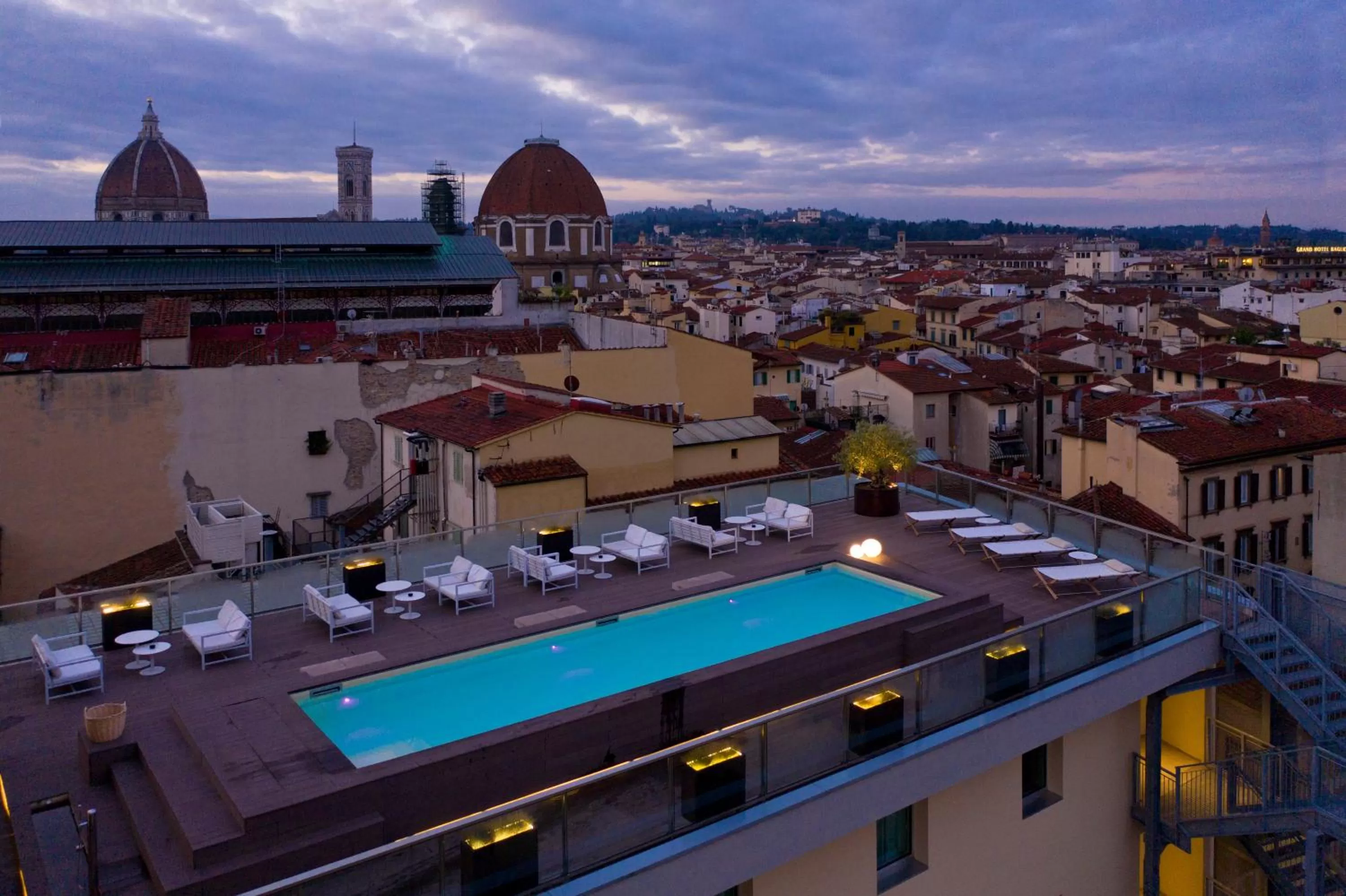 Bird's eye view in Hotel Glance In Florence