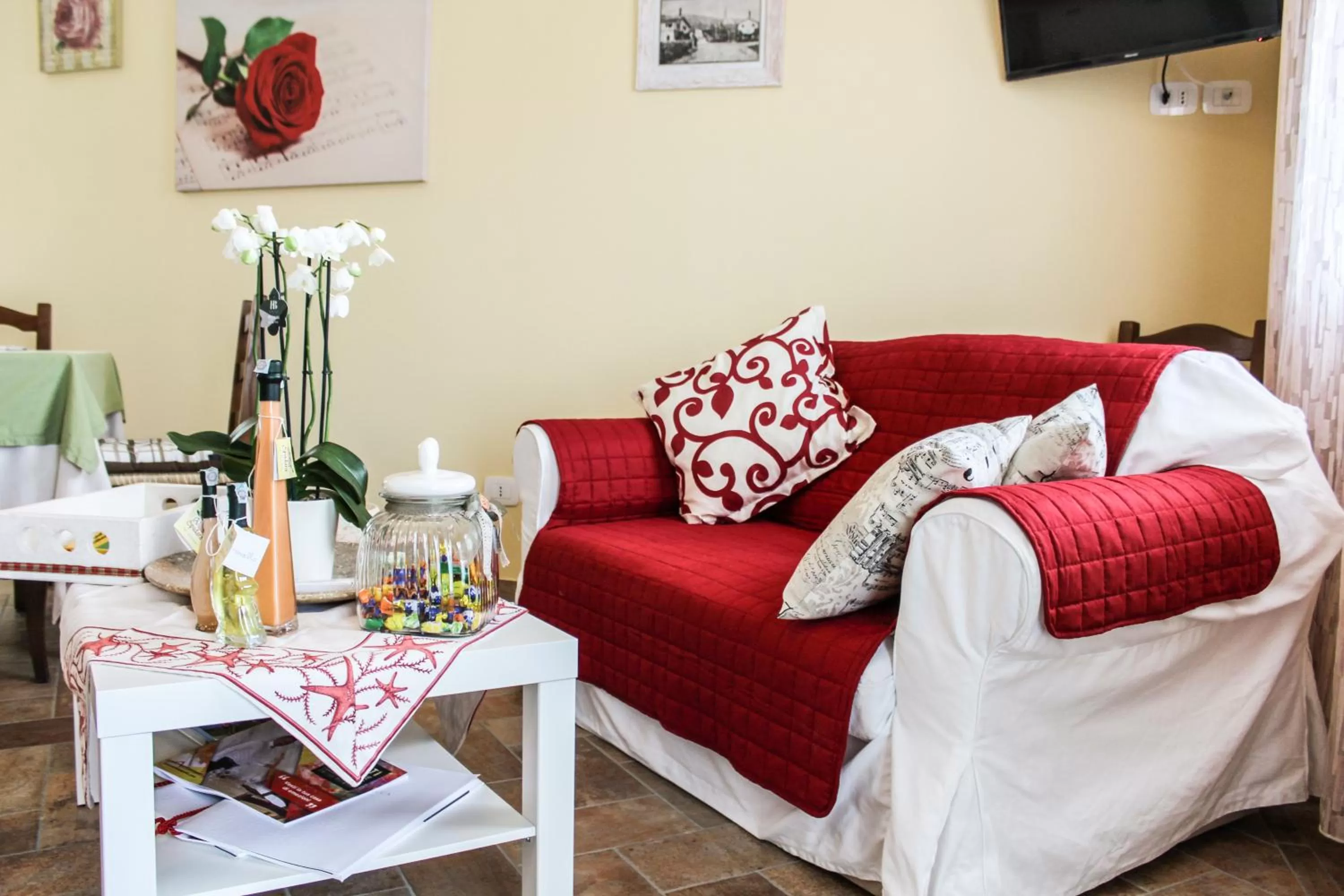 Living room in B&B al Doremi