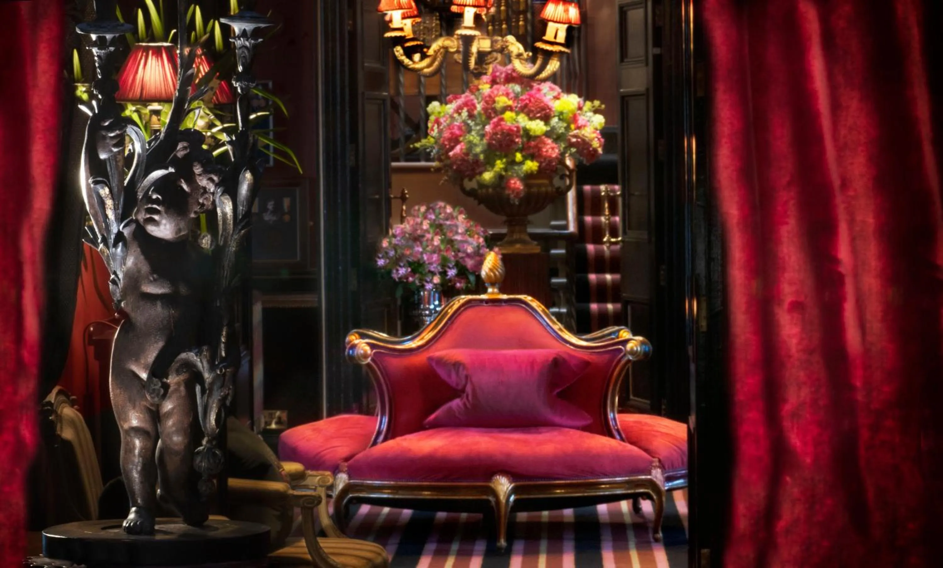 Lobby or reception in Prestonfield House