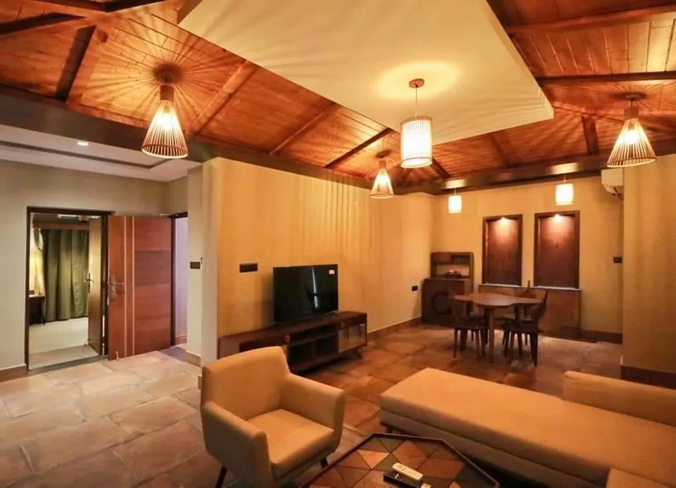 Living room in Hotel Sonar Bangla Sundarban