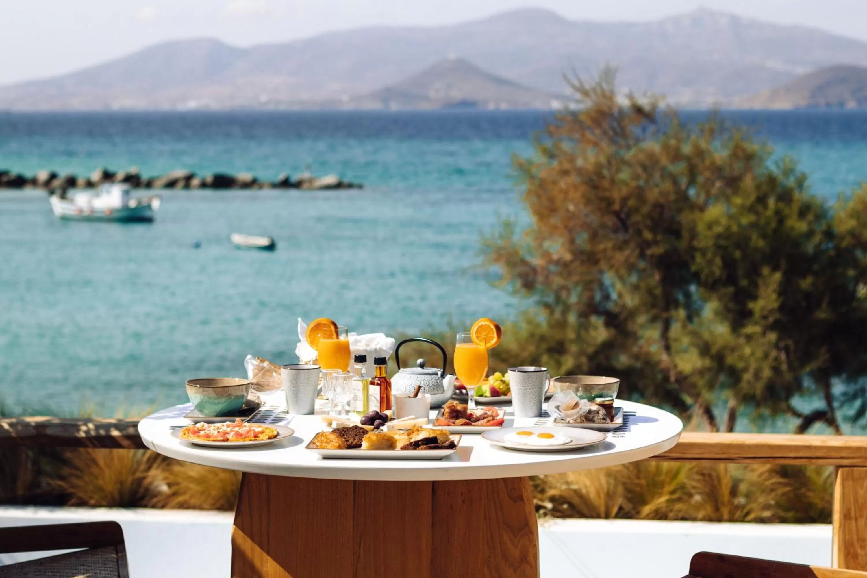 Sea view in Avgoustos Suites Naxos