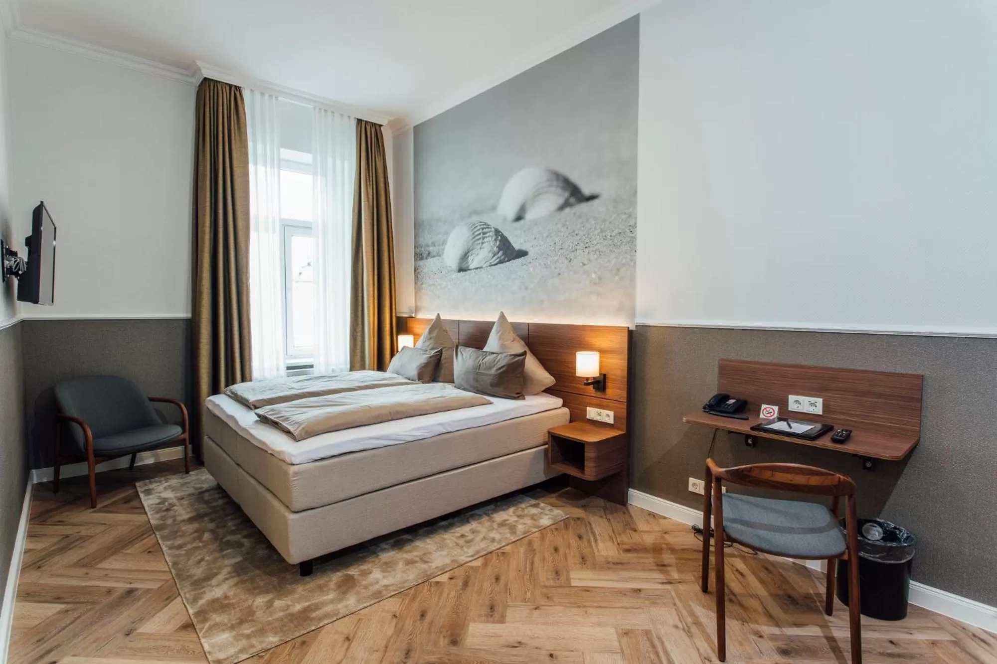 Bedroom in Strandhotel Hohenzollern