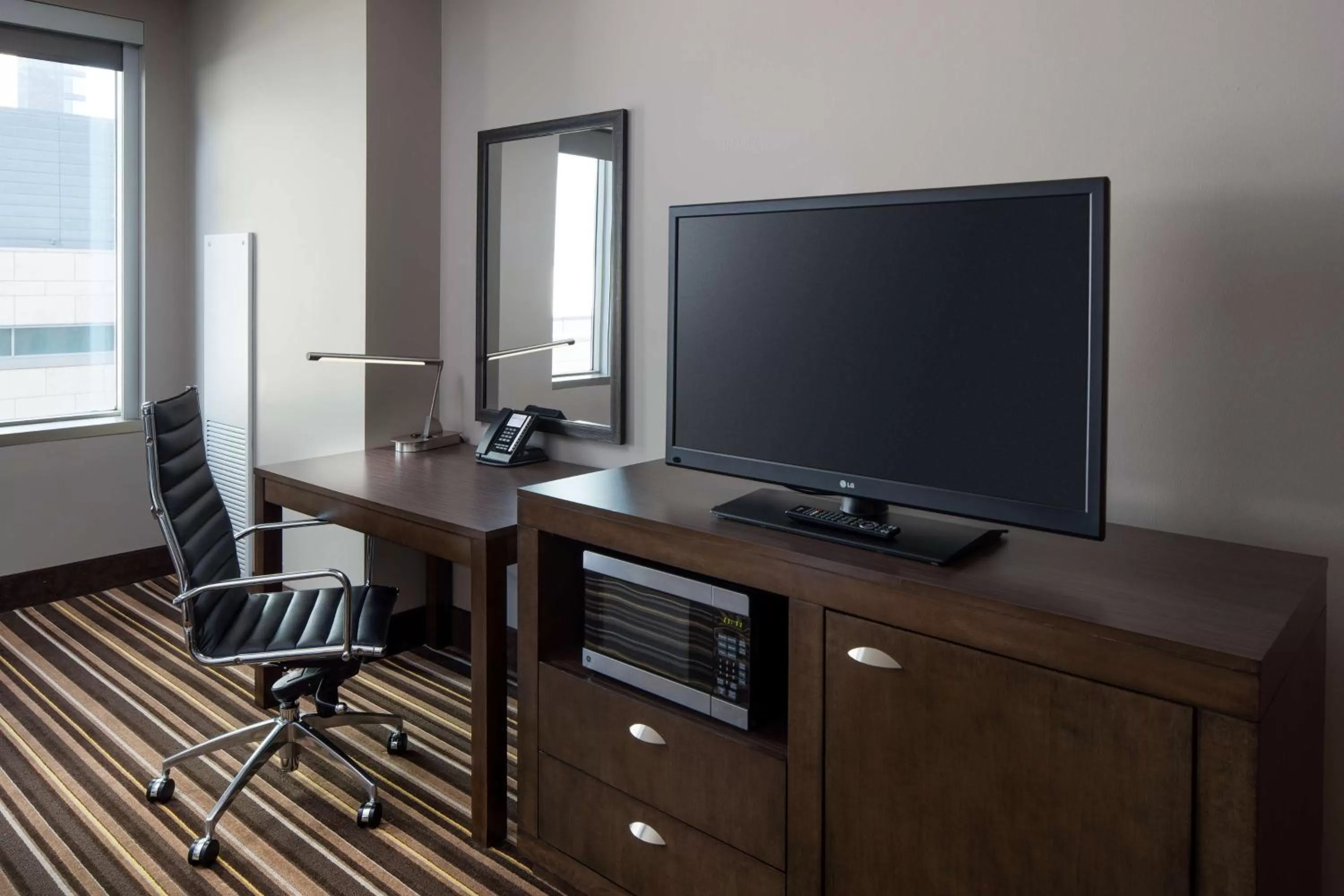 Queen Studio with Roll-In Shower in Hampton Inn & Suites Denver Downtown Convention Center