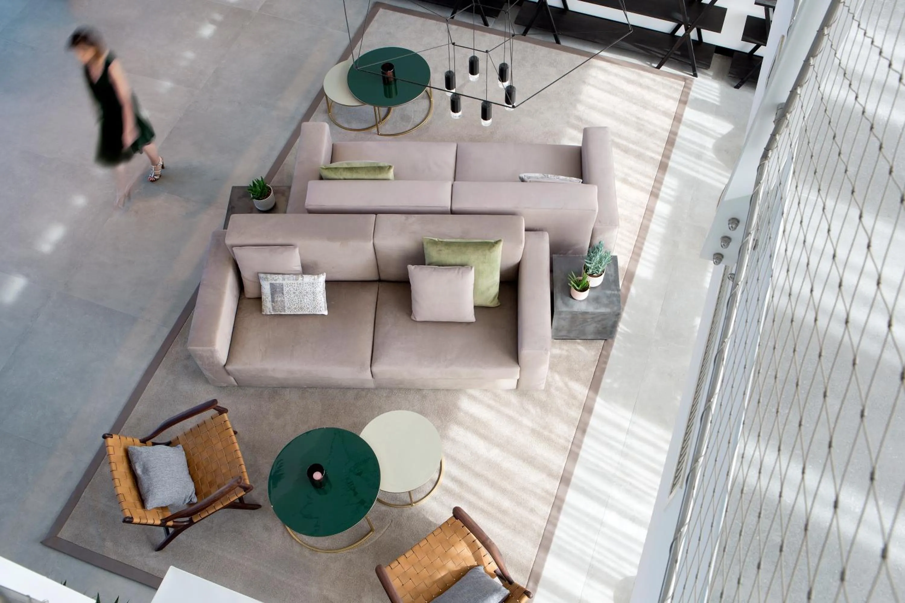 Living room in J Hotel