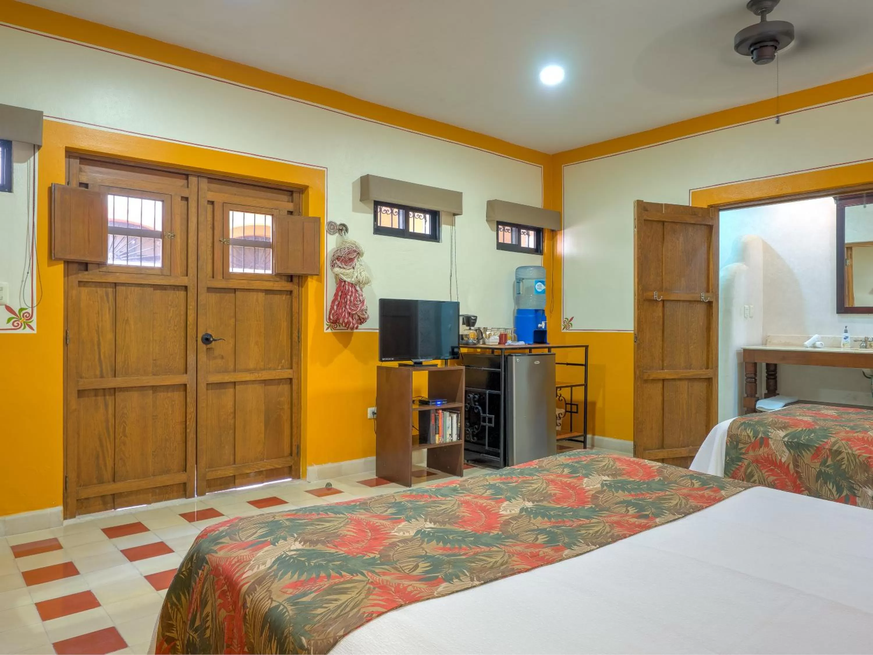 Bed in Hotel Luz en Yucatan