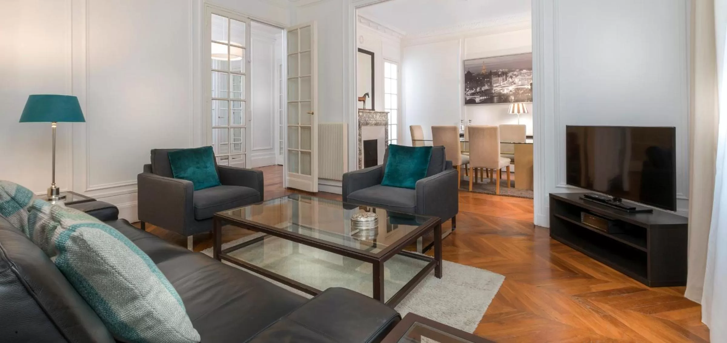 Living room in Résidence Charles Floquet