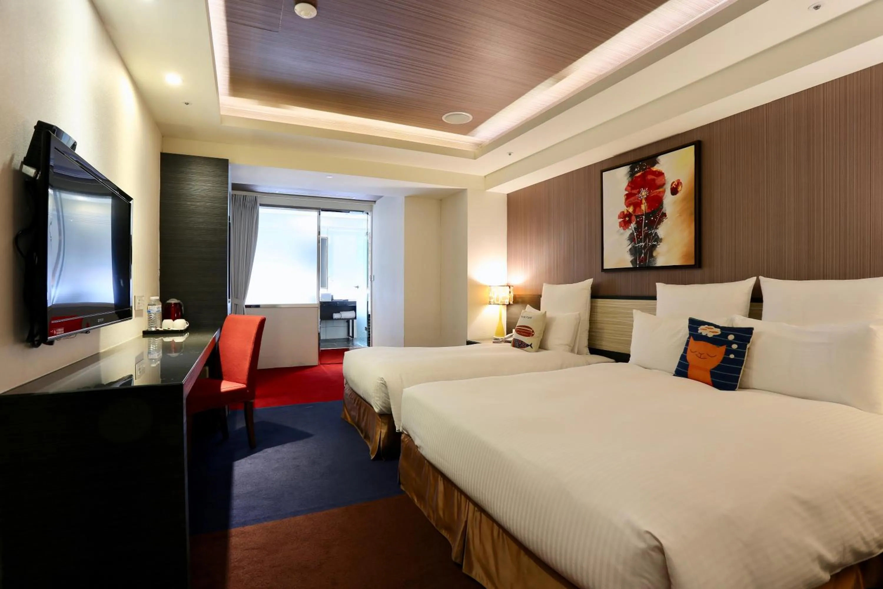 Bedroom, Bed in V-one Vogue Hotel