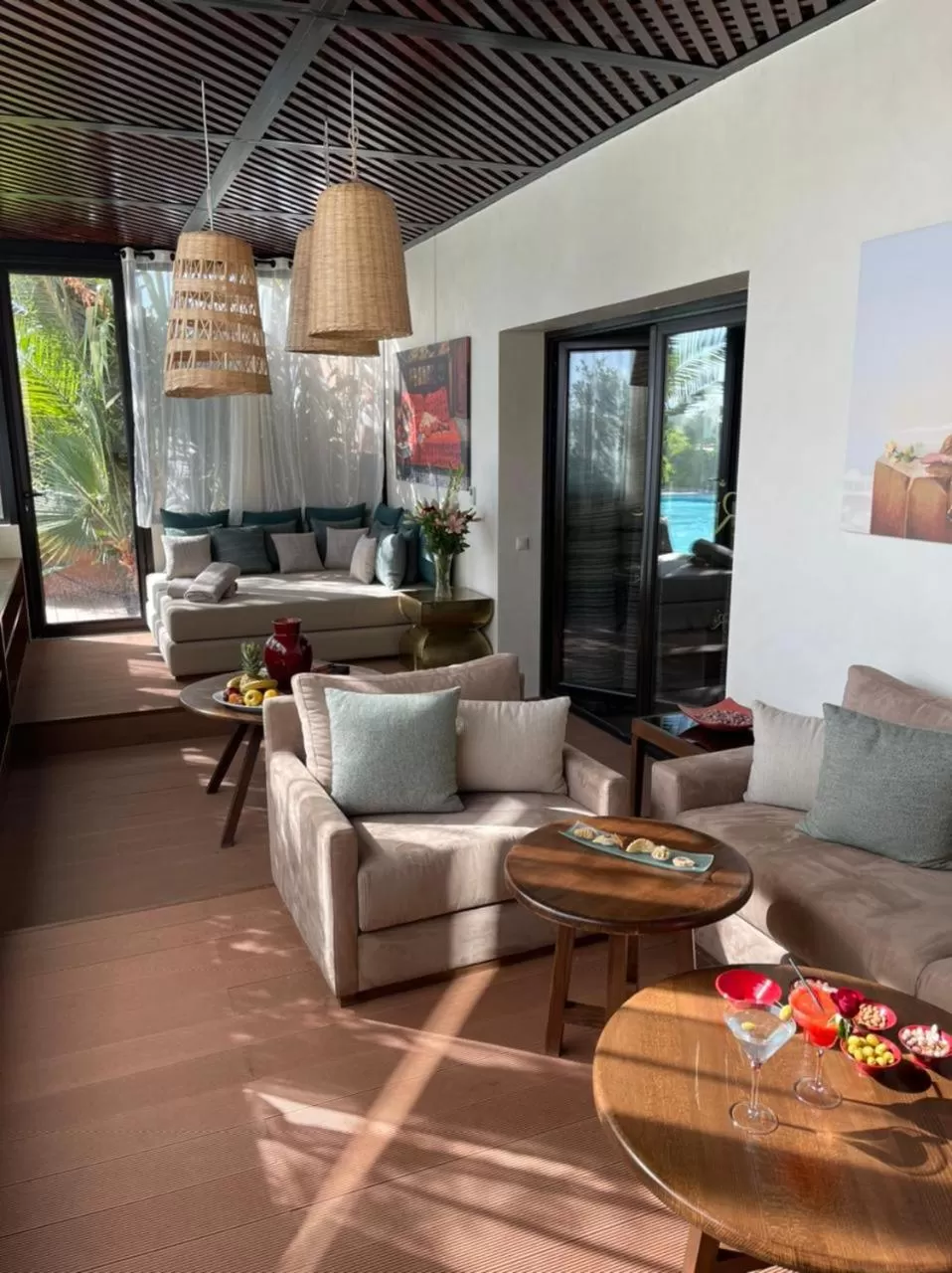 Living room in Les Jardins De La Koutoubia