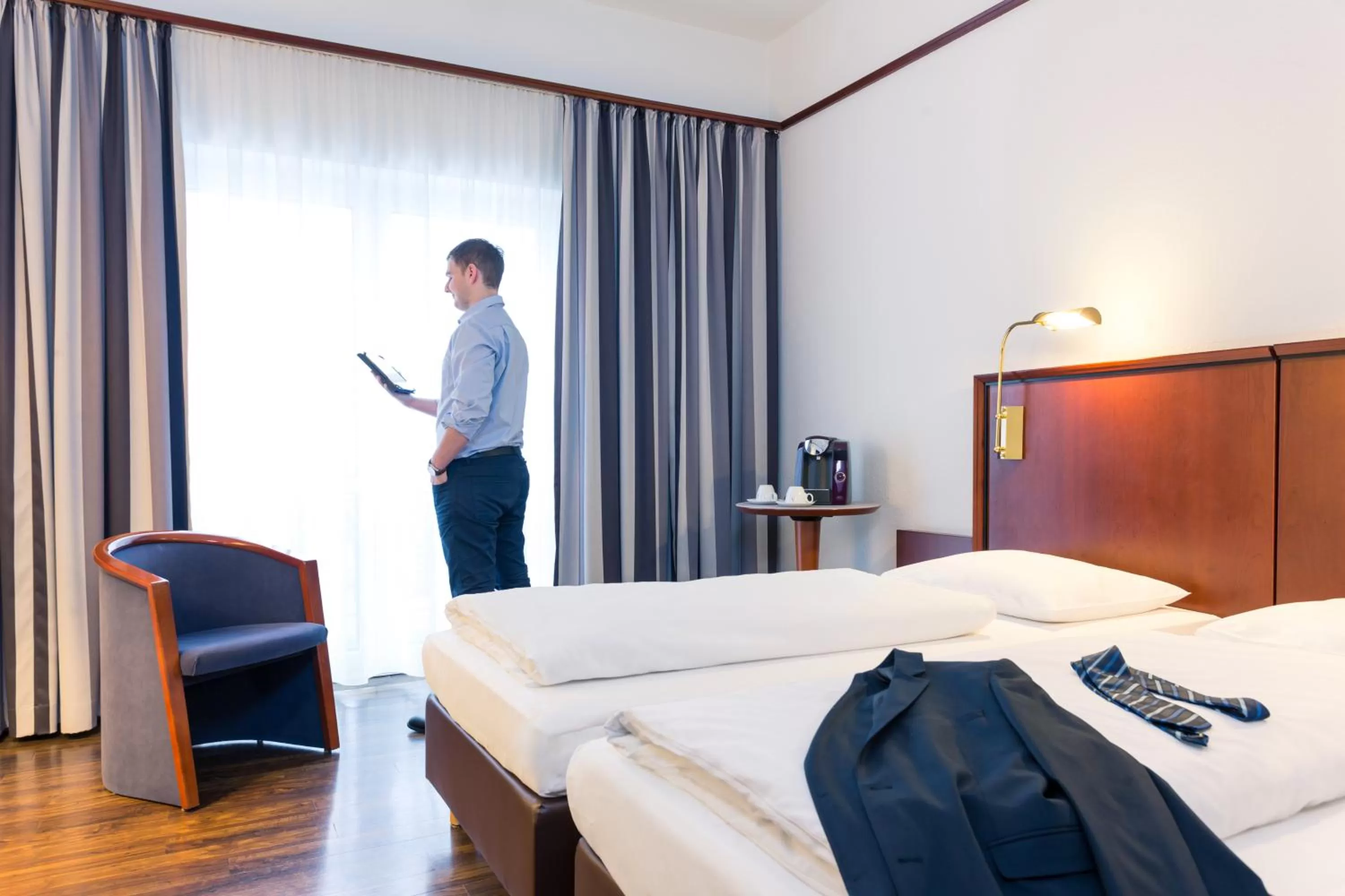 Photo of the whole room, Bed in Mercure Hotel Bad Oeynhausen City