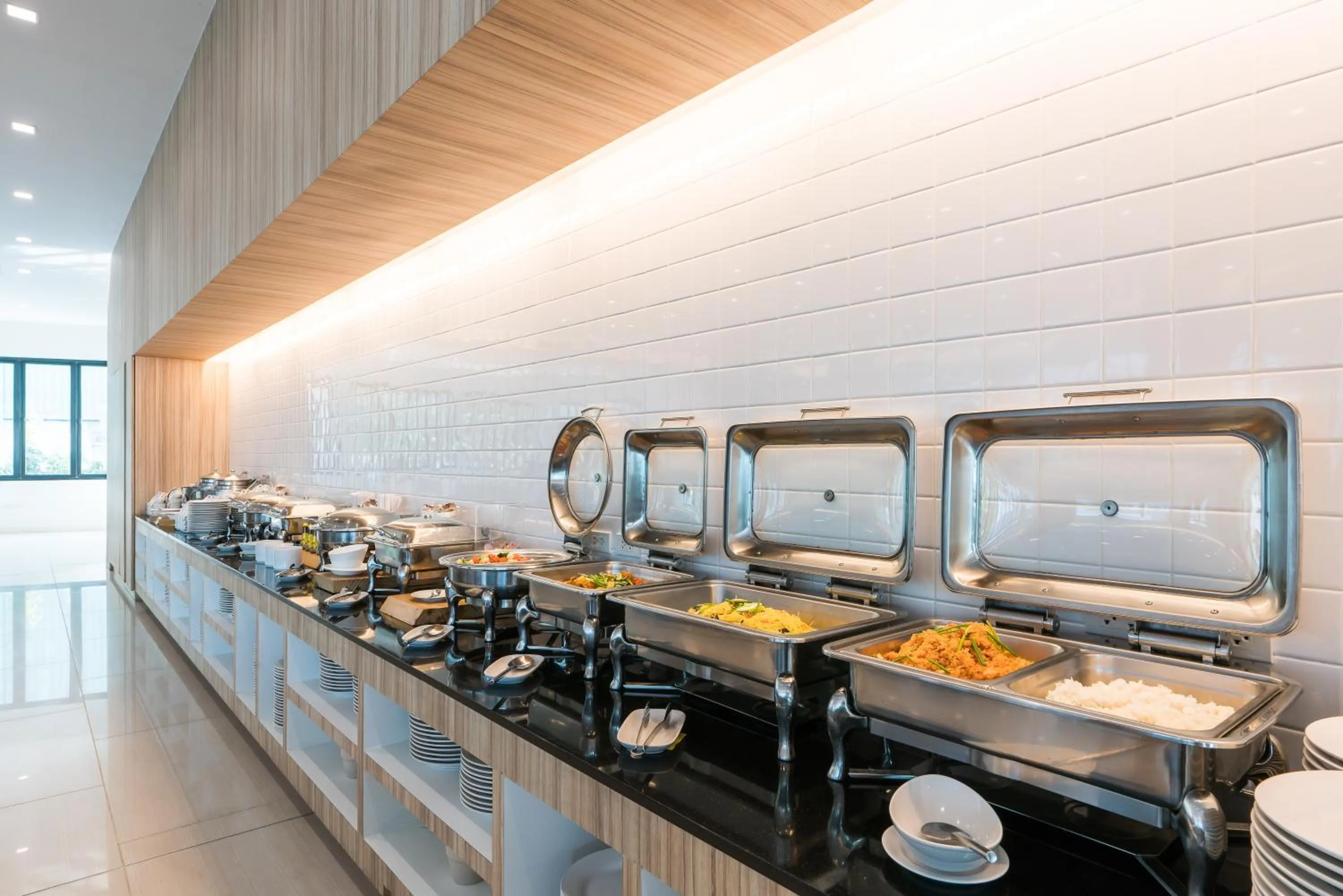 Buffet breakfast in Hotel J Pattaya