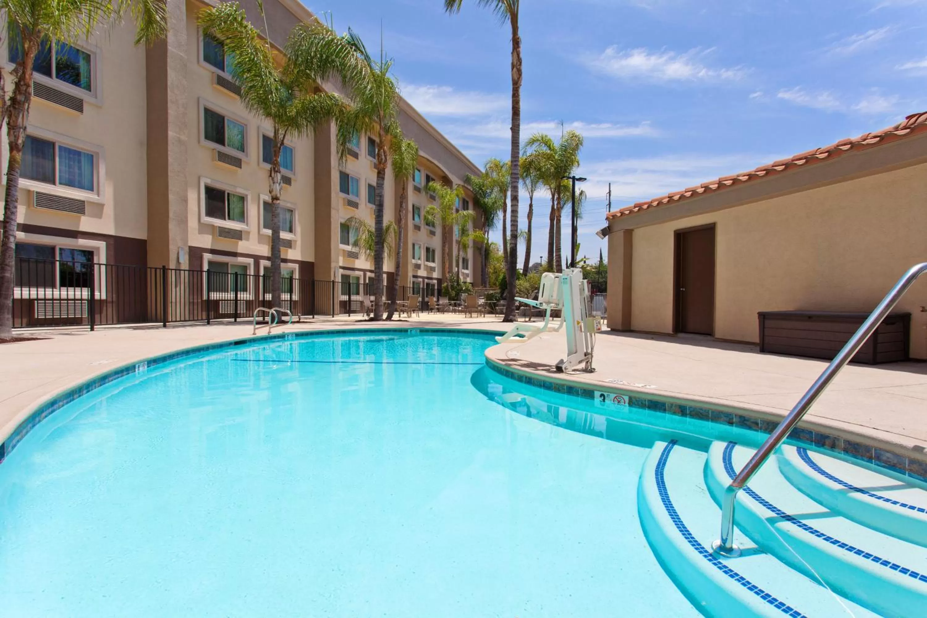 Swimming pool in Holiday Inn Express San Bernardino Colton by IHG