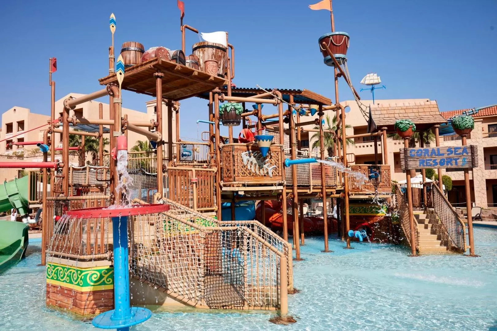 Children play ground in Coral Sea Holiday Resort & Aqua Park
