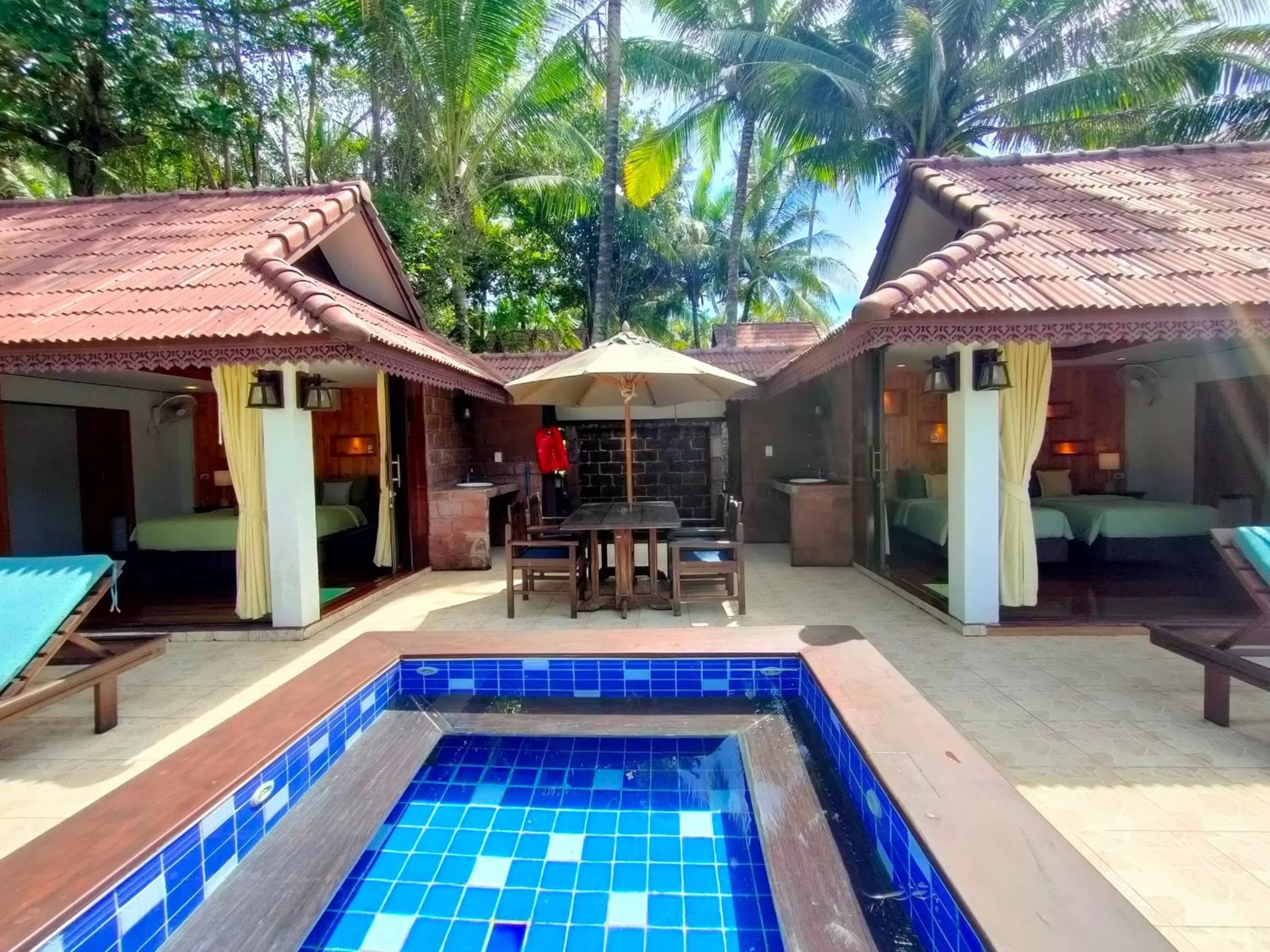 Patio in Koh Kood Beach Resort