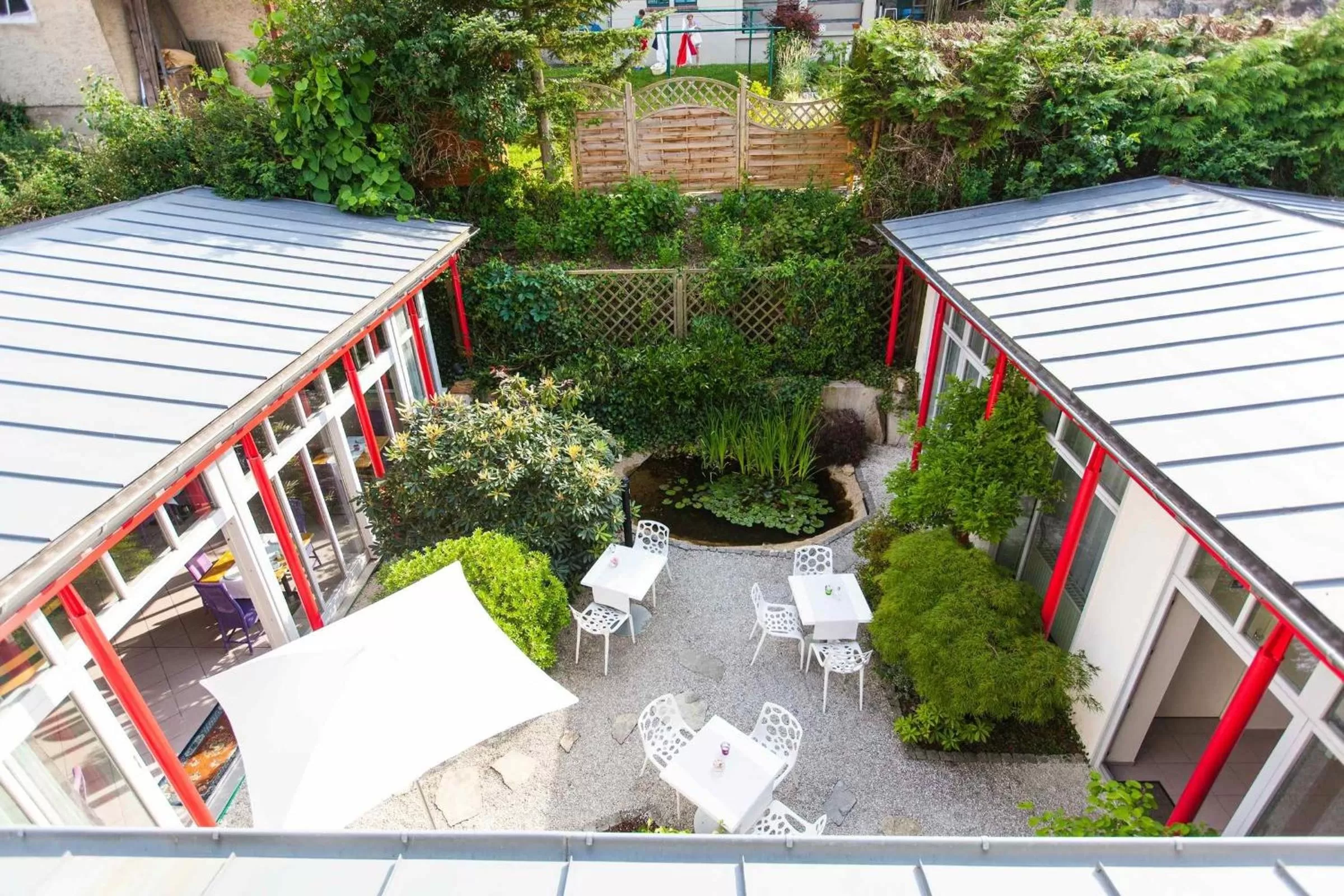 Patio in Boutique-Hotel Villa Anna