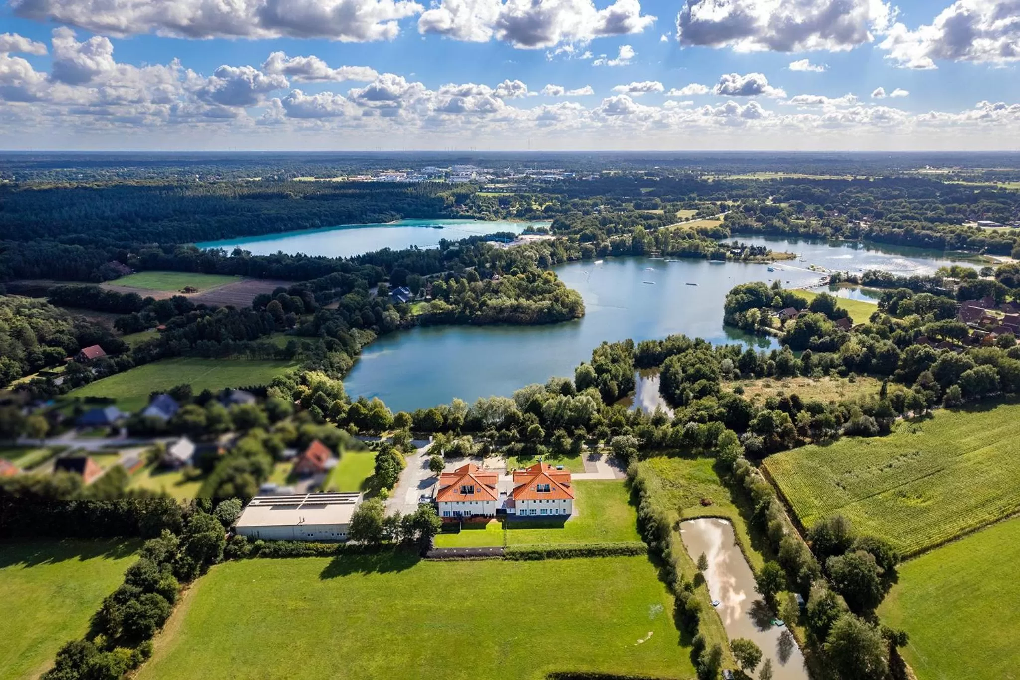 Property building, Bird's-eye View in Villa Moorstern
