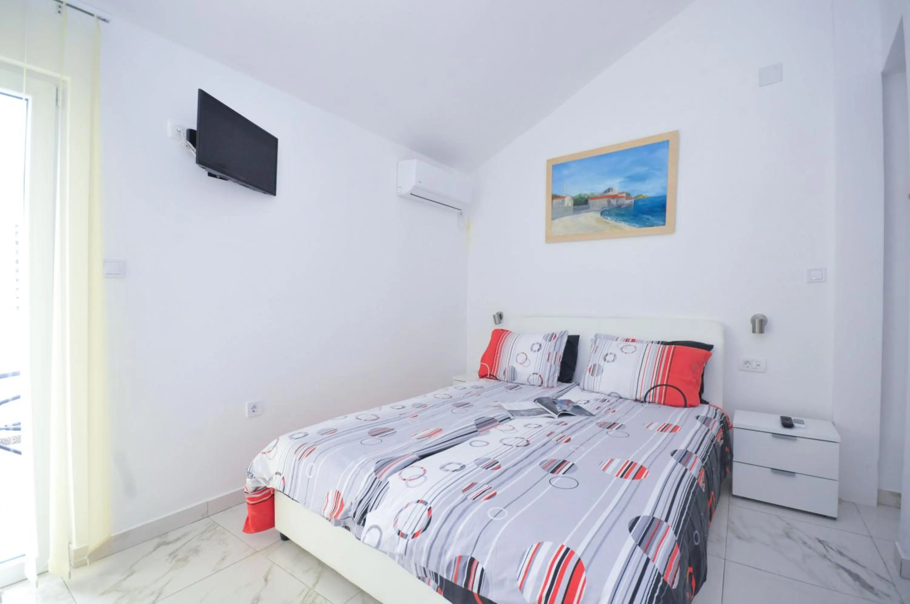 Bedroom, Bed in Hotel Oaza