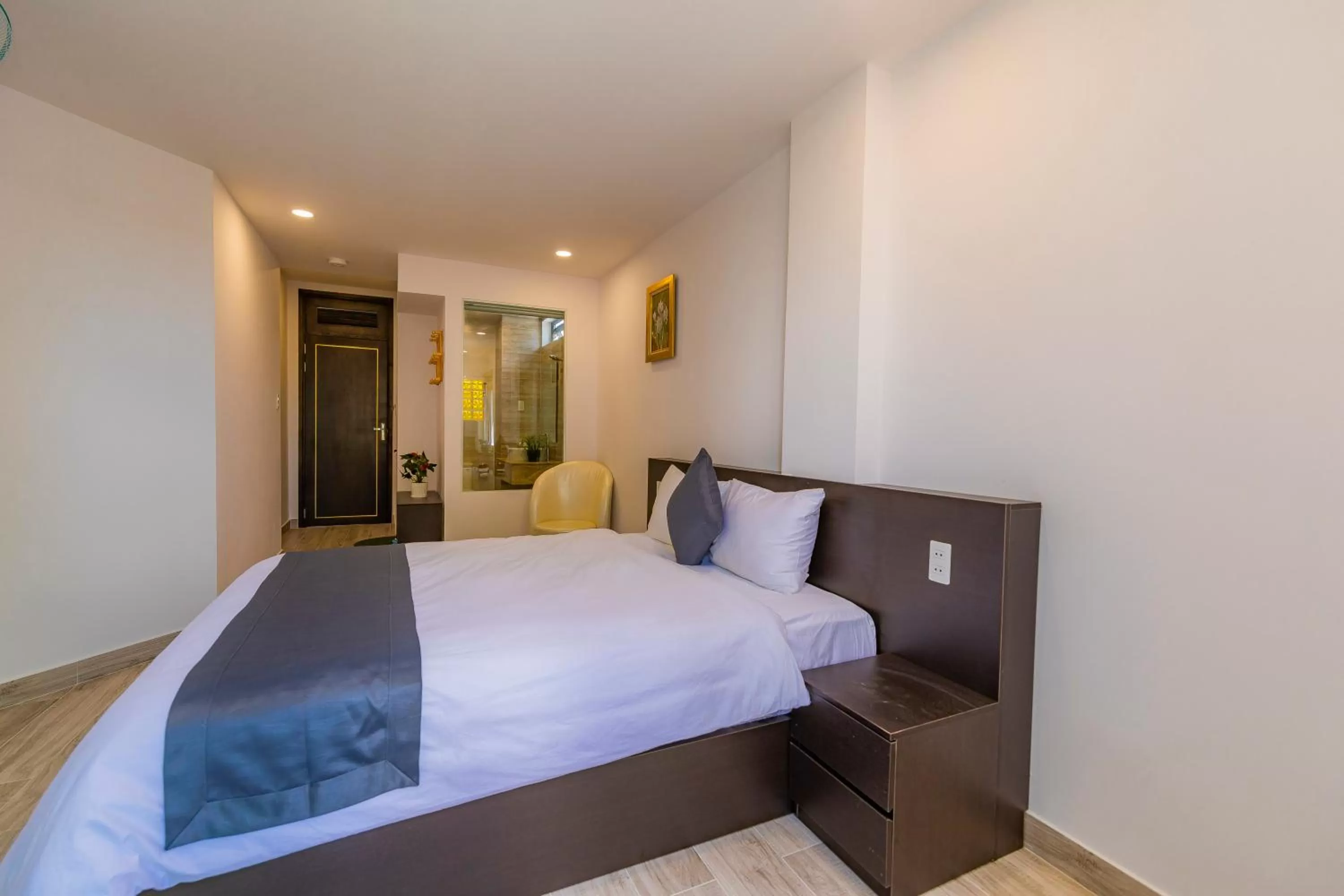 Bed in Khanh Uyen 3 Hotel