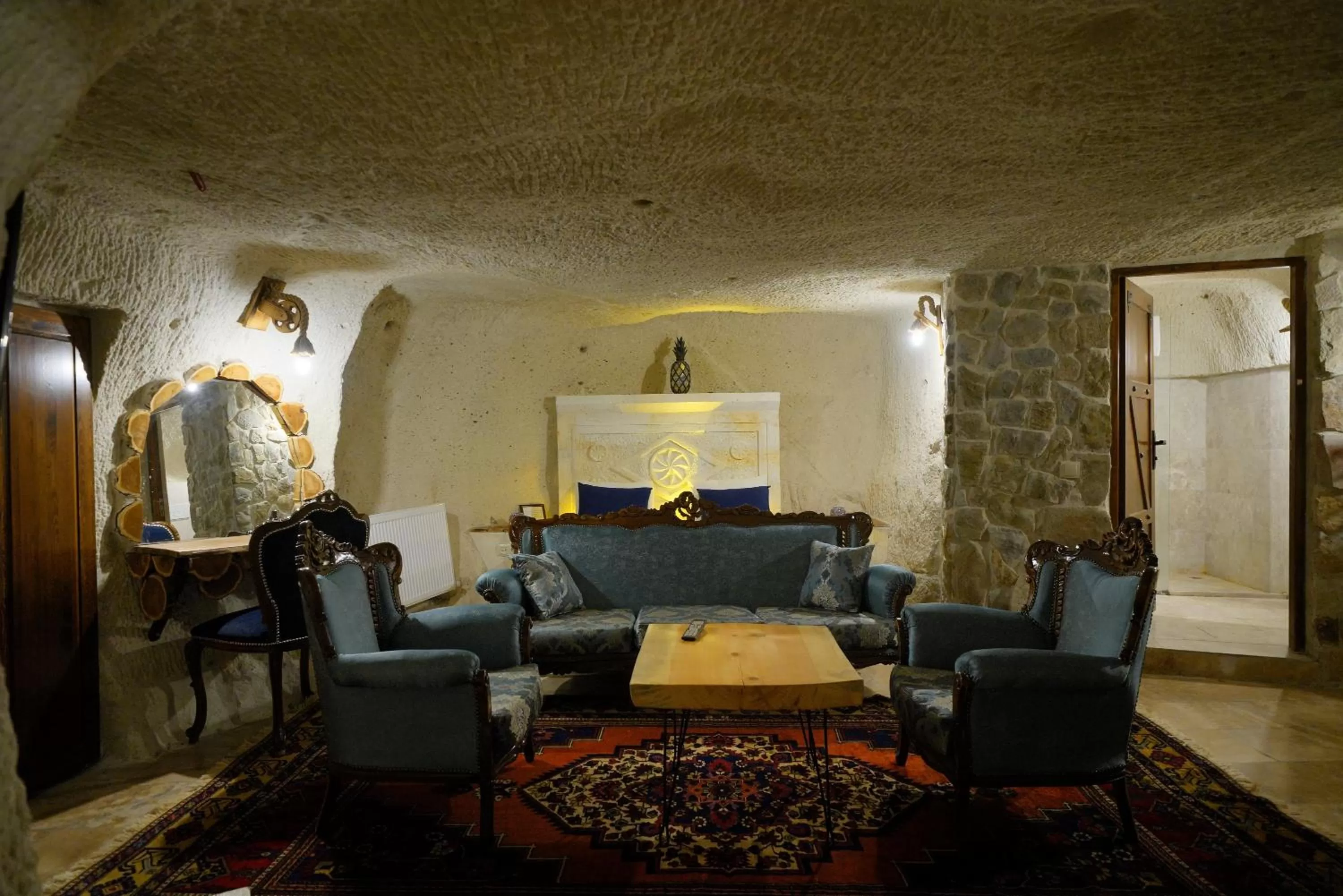 Seating area in Cappadocia Nar Cave House & Swimming Pool