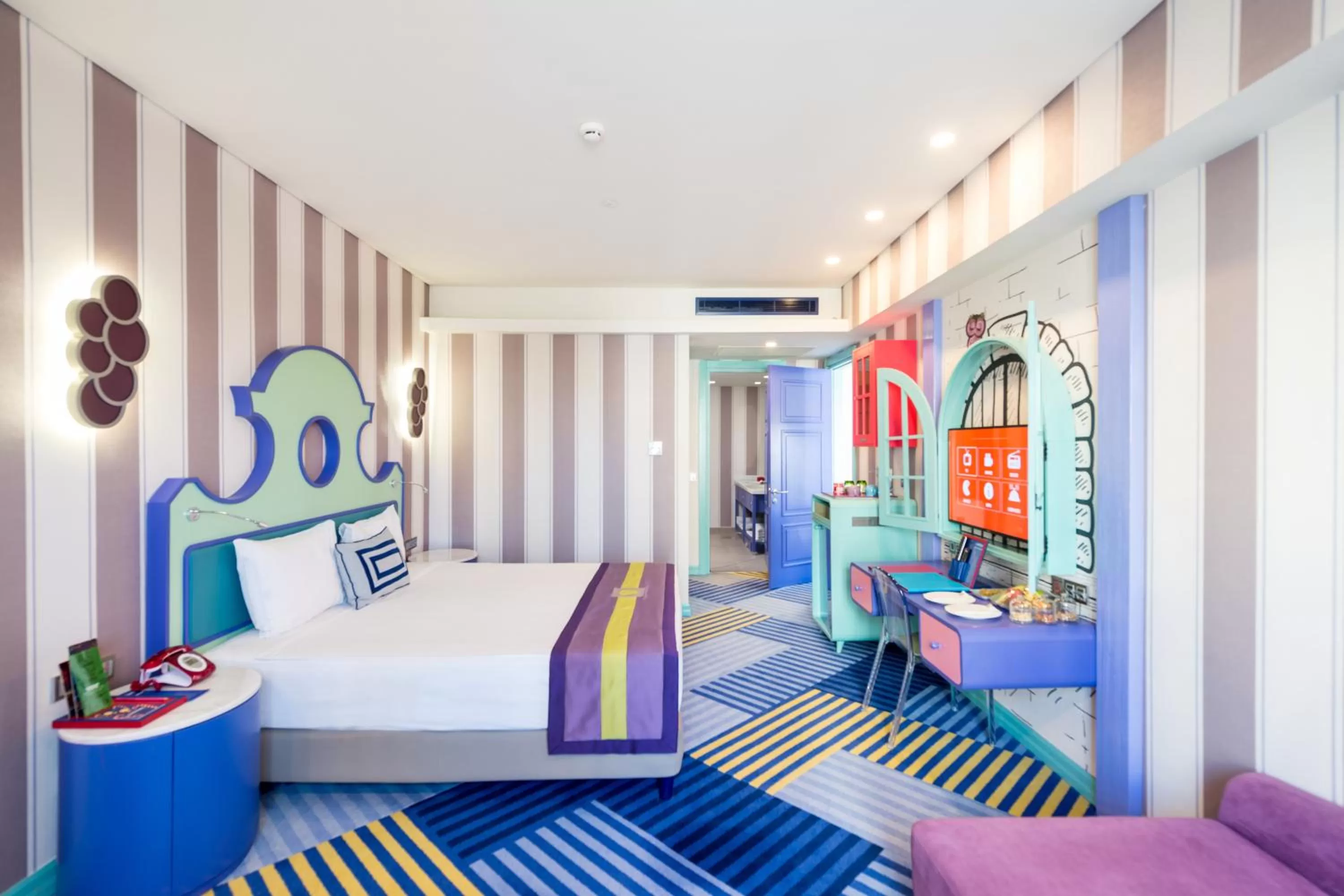 Bedroom, Bed in The Land Of Legends Kingdom Hotel - All-in Concept