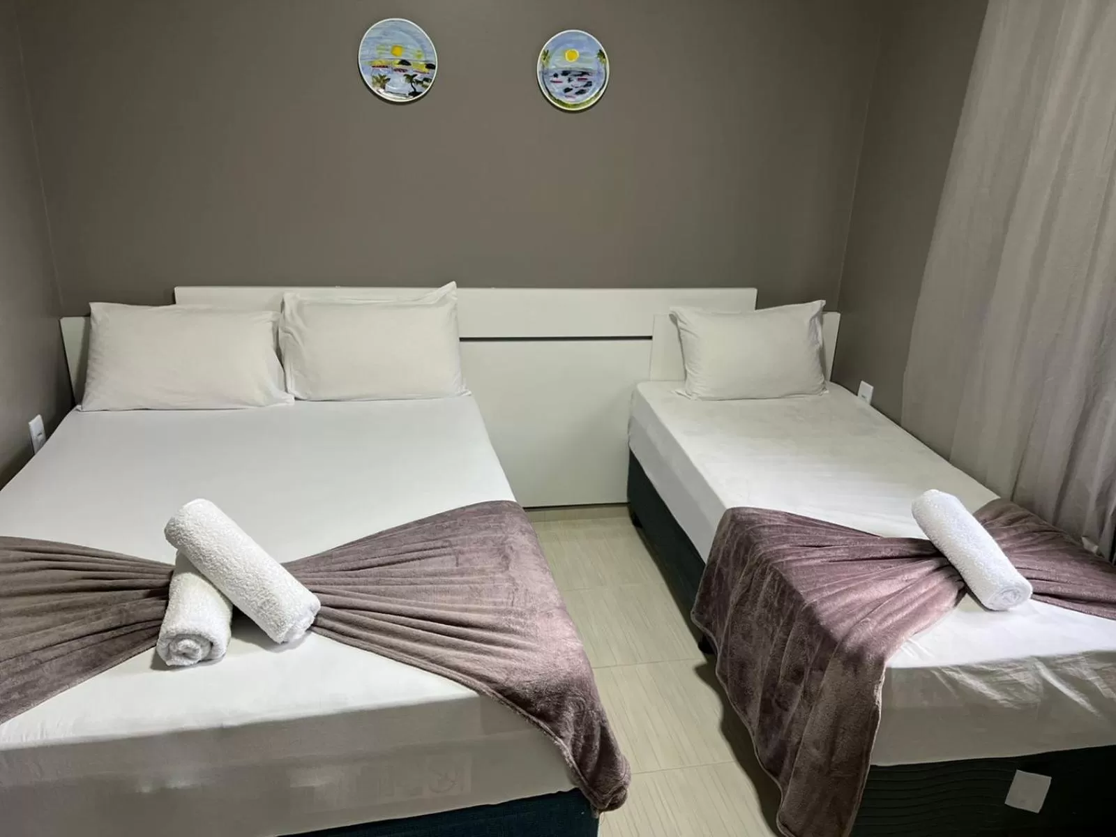 Bed in Pousada Praia Bela