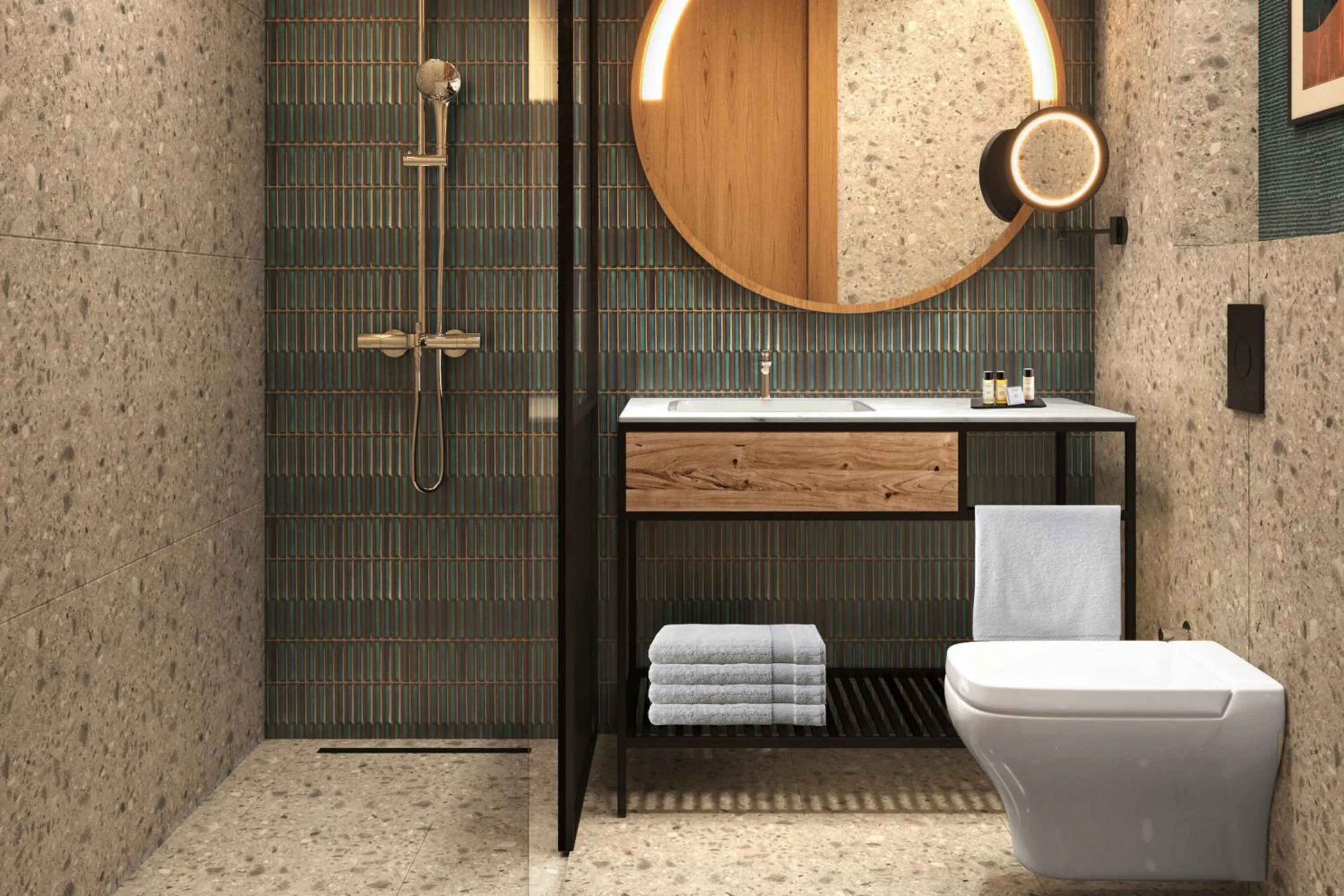 Bathroom in Strazhite Hotel - Half Board