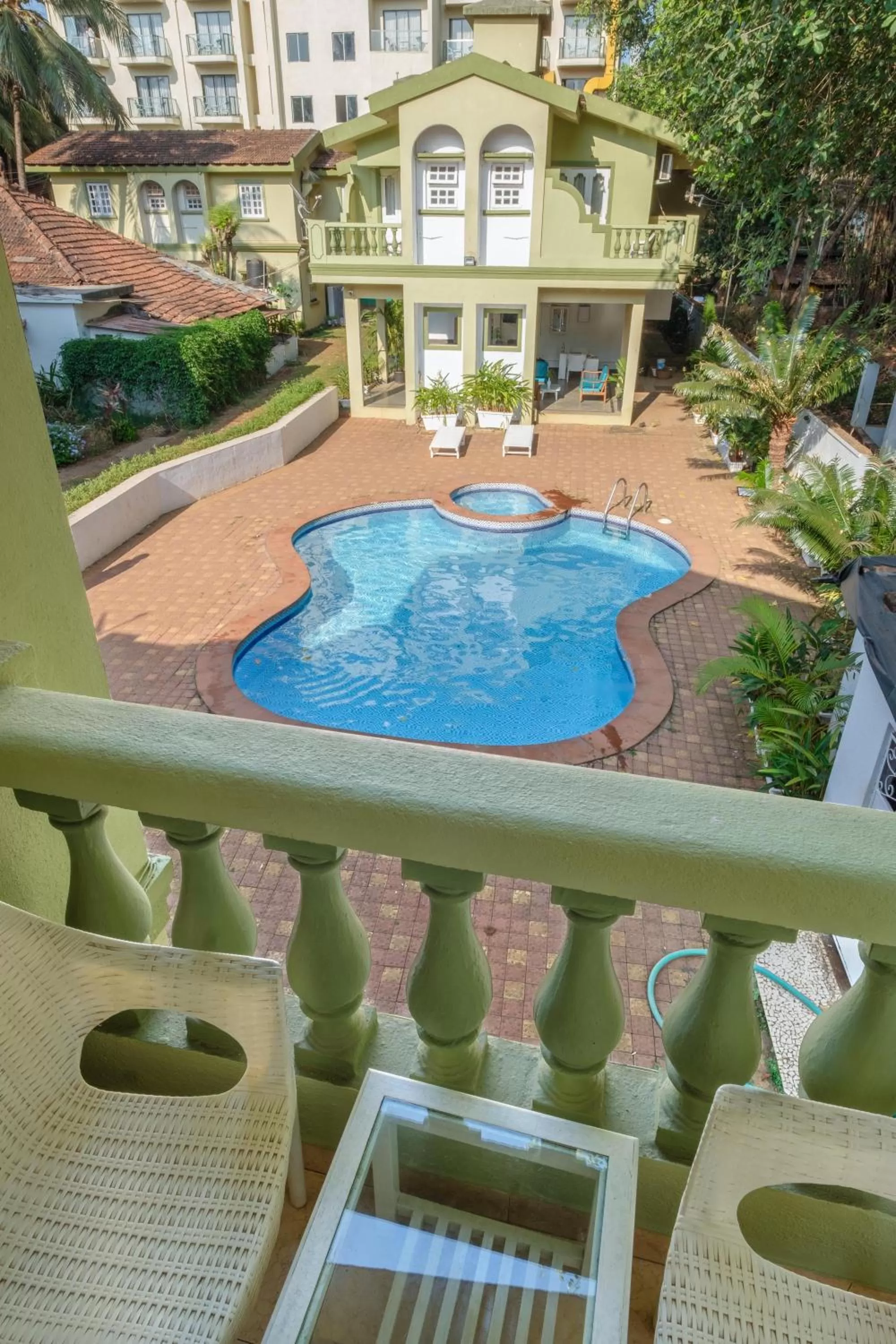 View (from property/room), Pool View in Casa Legend Economy, Calangute Goa