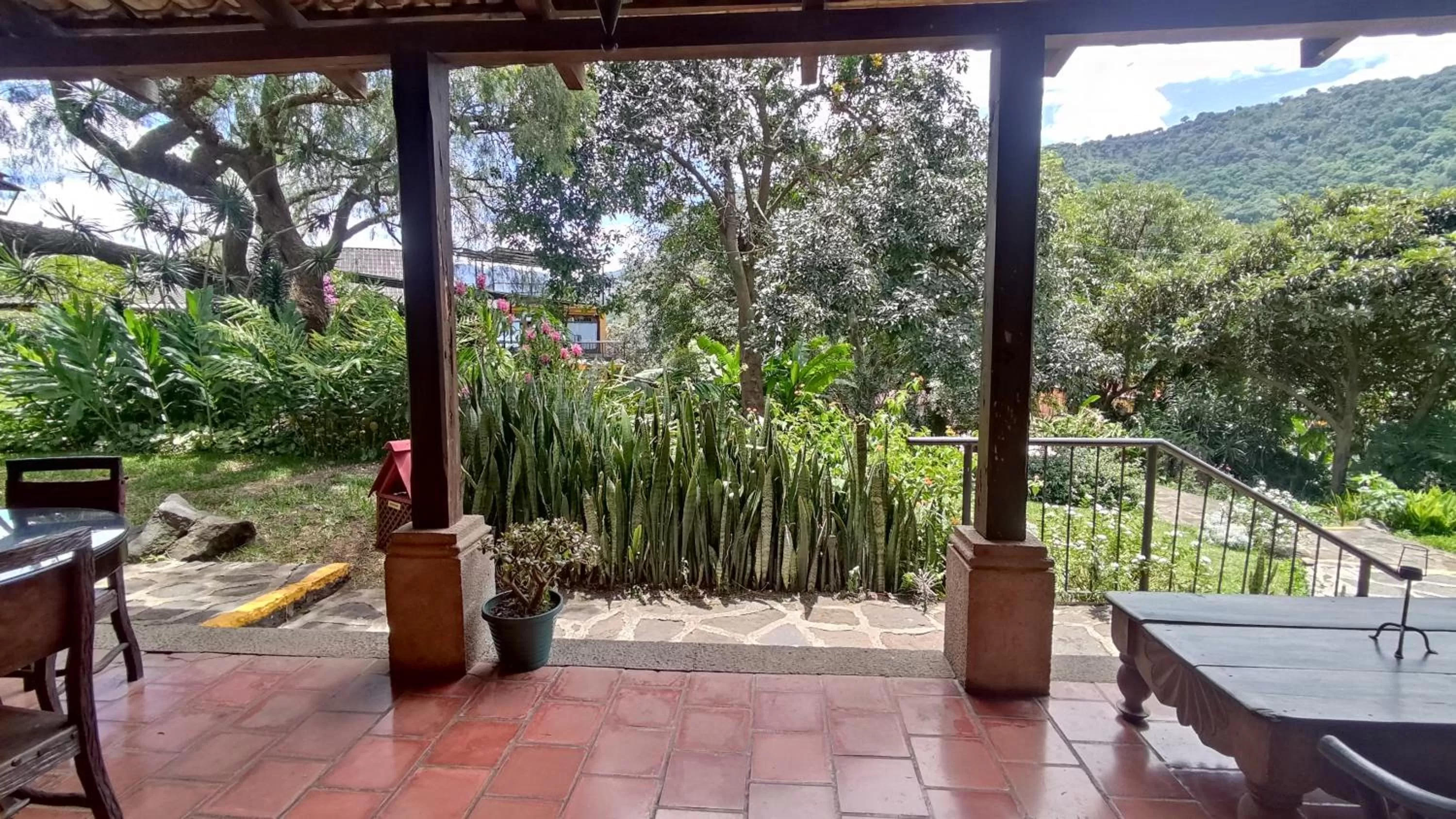 Patio in Hotel Toliman