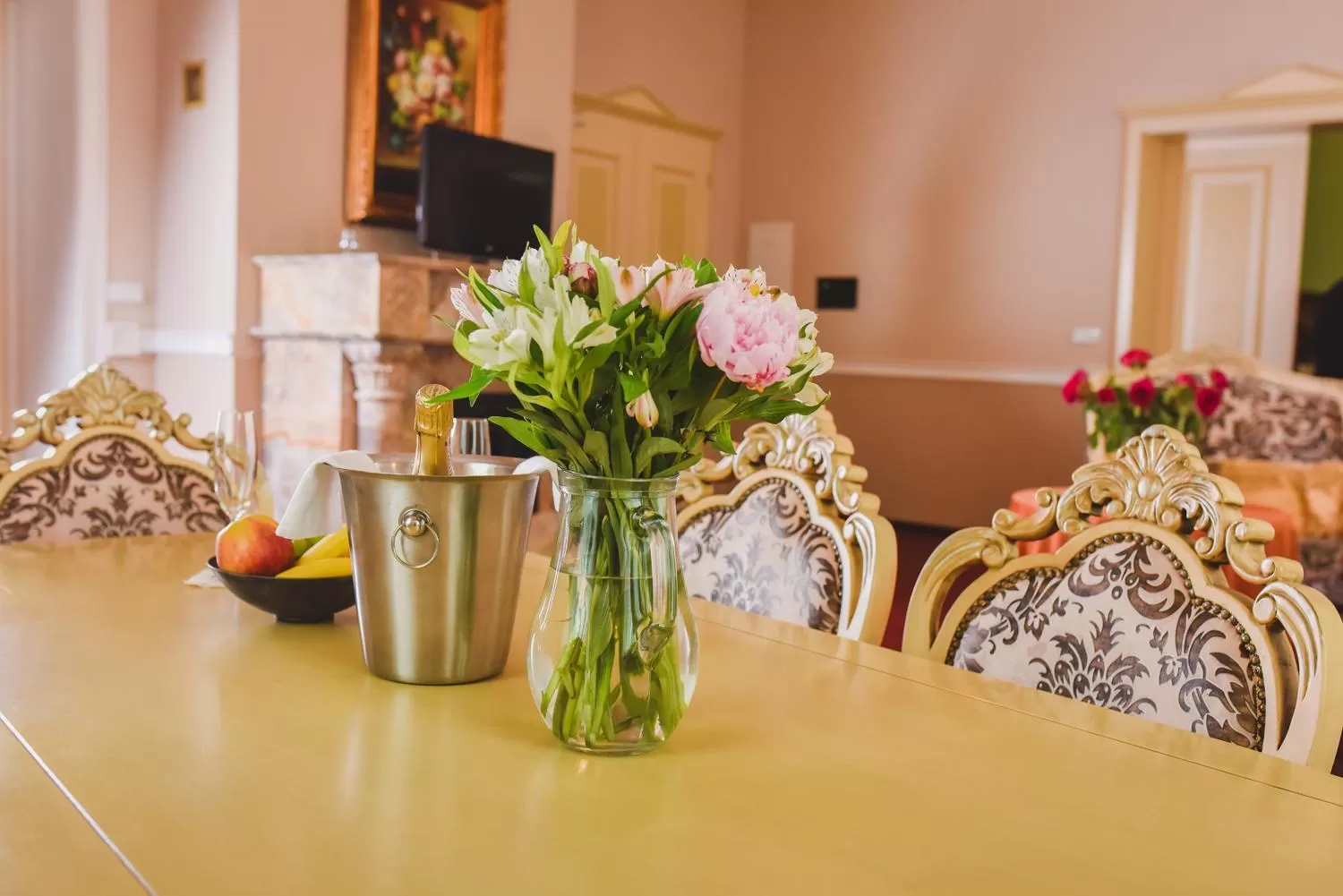 Living room in Zámek Kamenný Dvůr