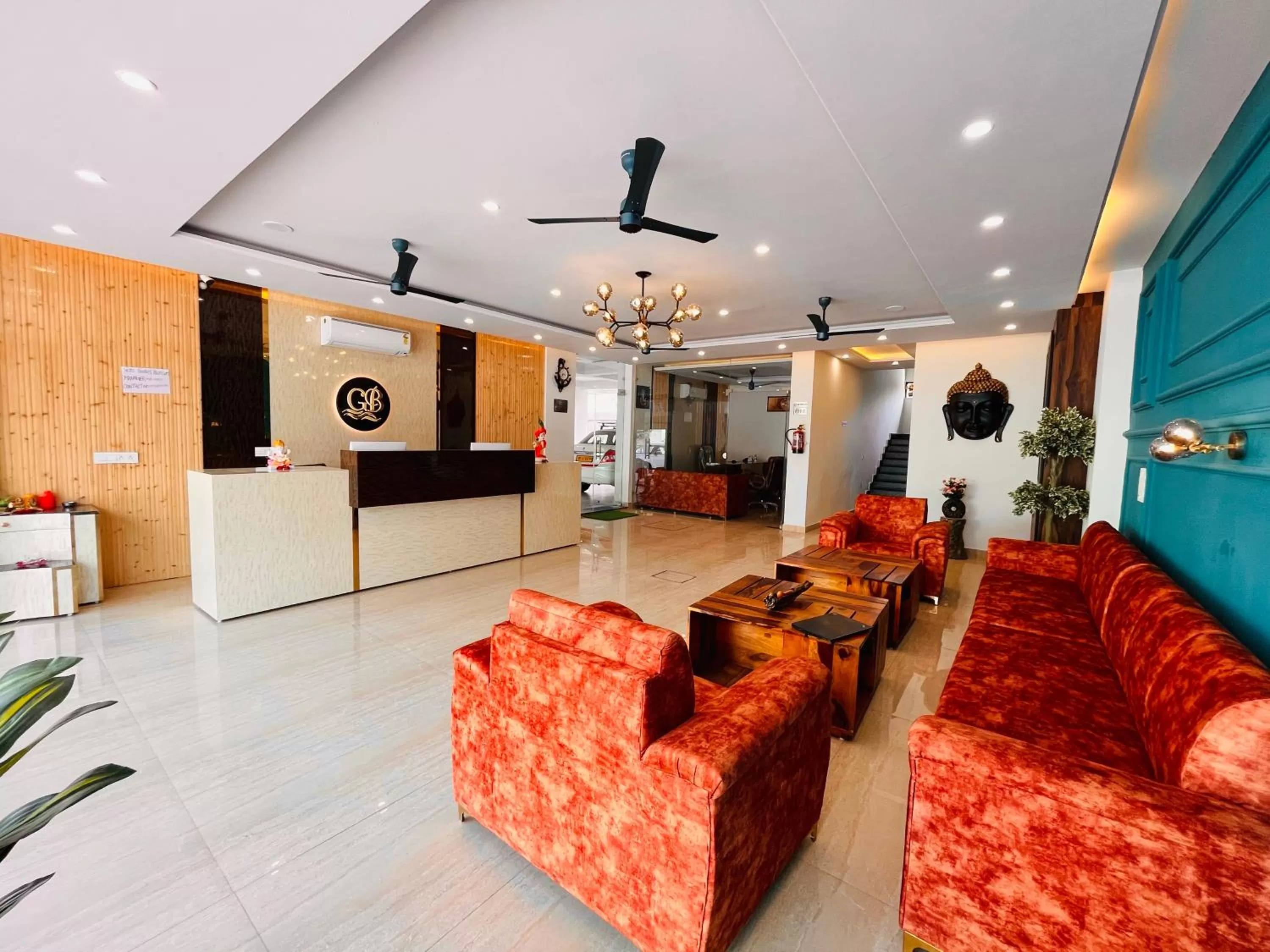 Lobby/Reception in Hotel Gange, Haridwar