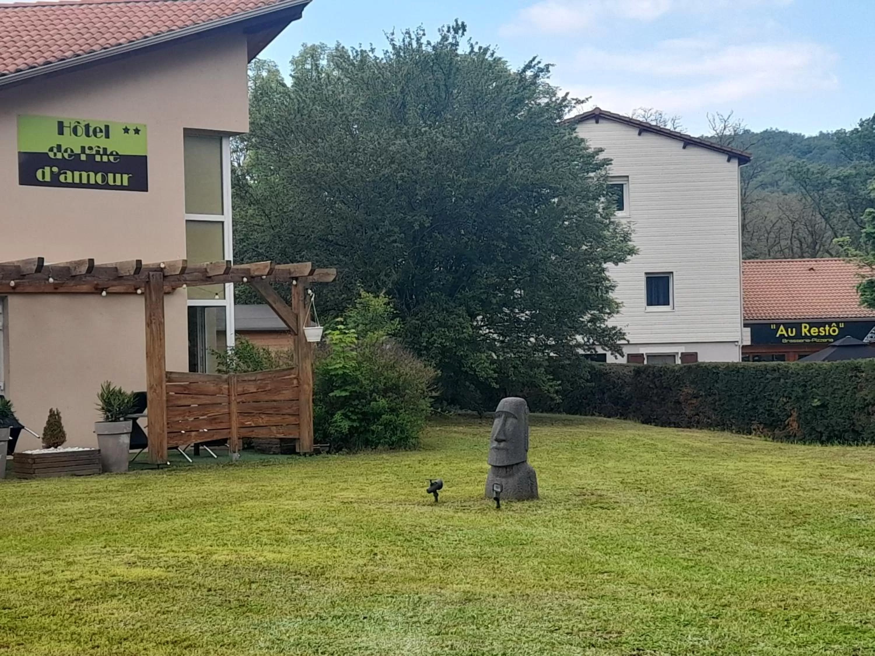 Lobby or reception, Property Building in Hotel de l'Ile d'Amour