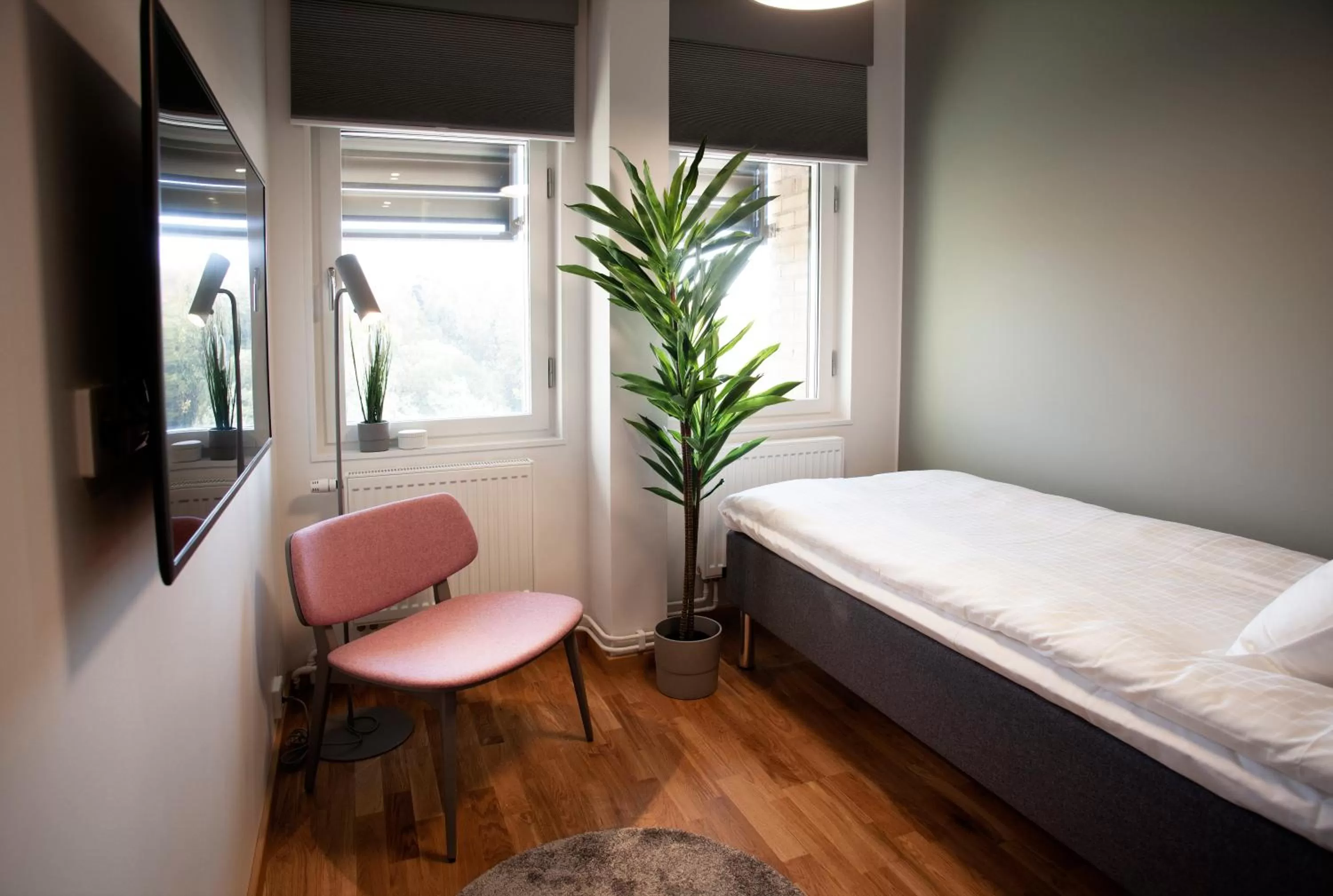 TV and multimedia, Bed in First Hotel The Studio