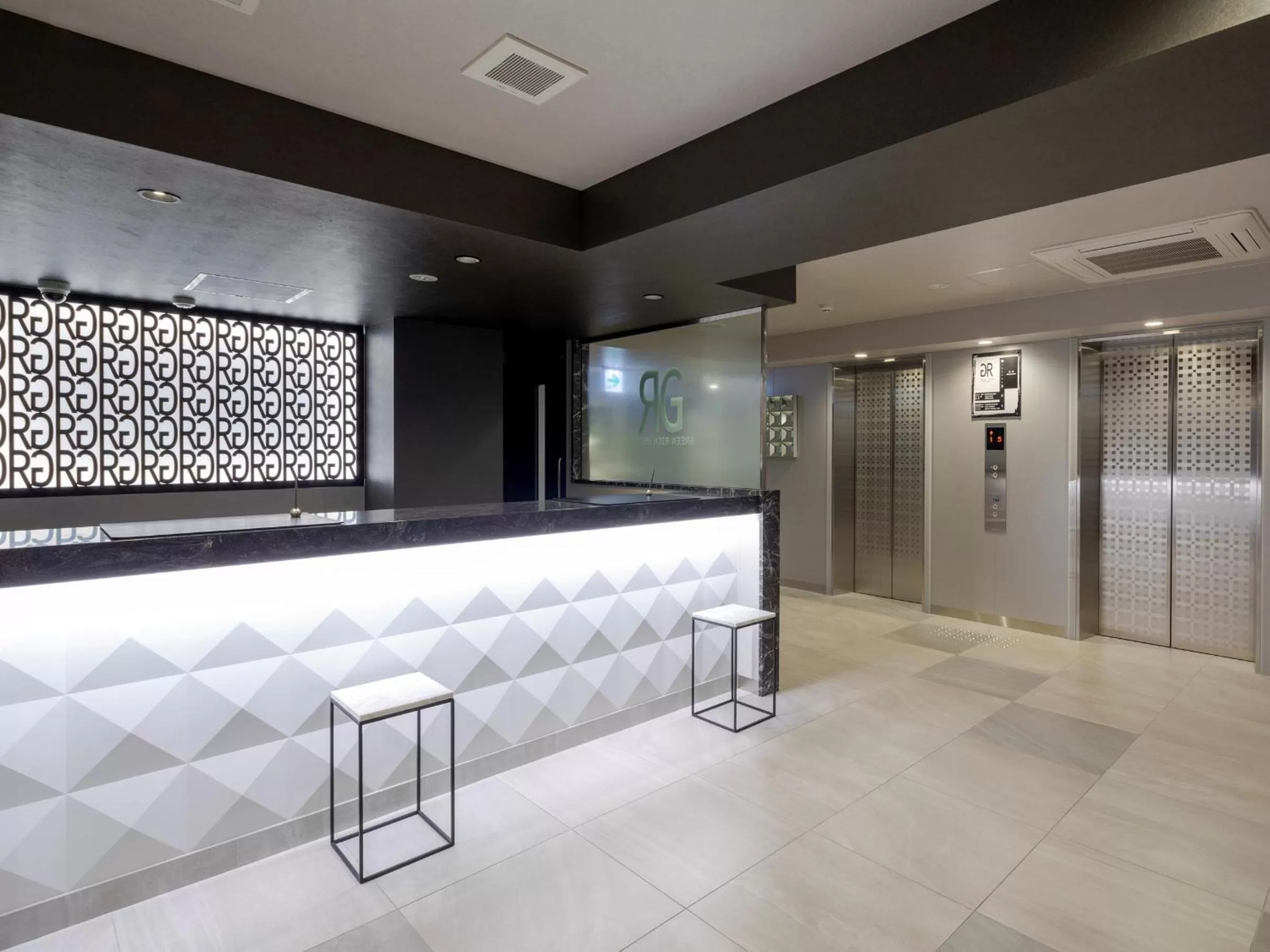 Lobby or reception in Green Rich Hotel Kurashiki Ekimae (Artificial hot spring Futamata Yunohana)