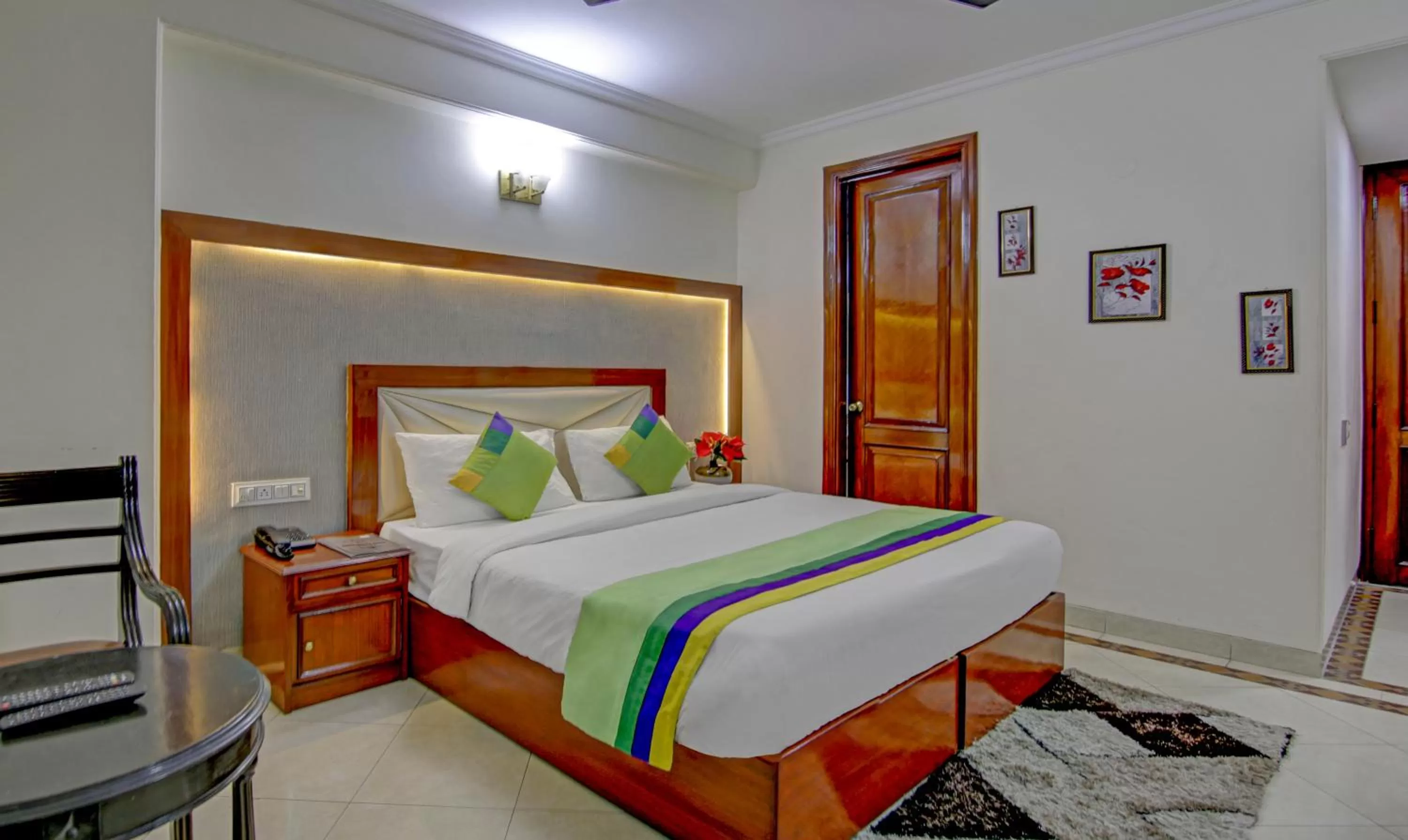 Bed in Treebo Trend Corporate Park