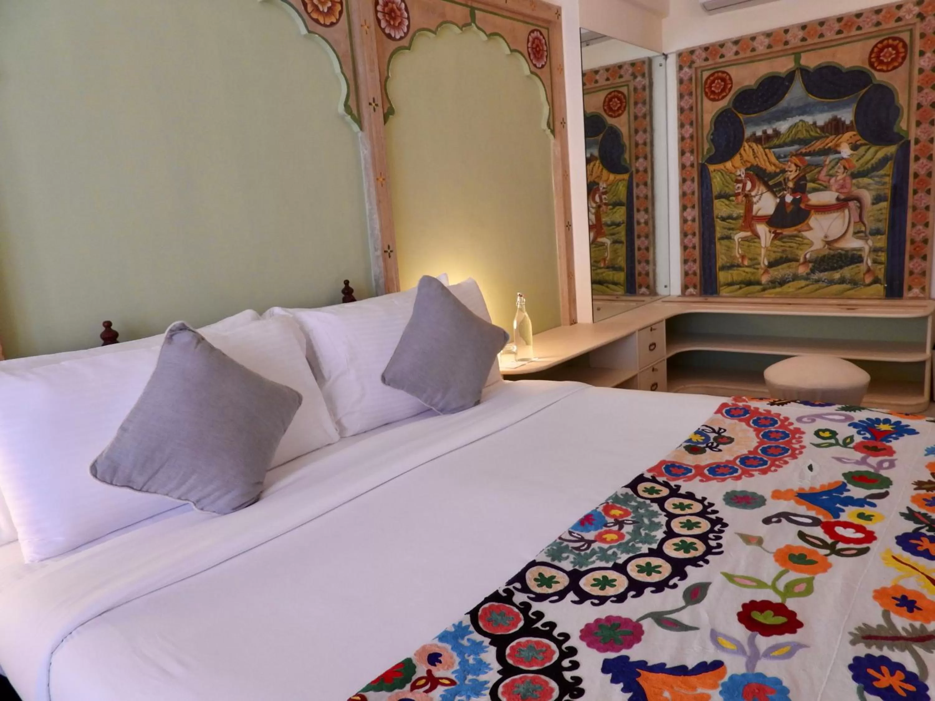 Bed in The Stepwell Hotel