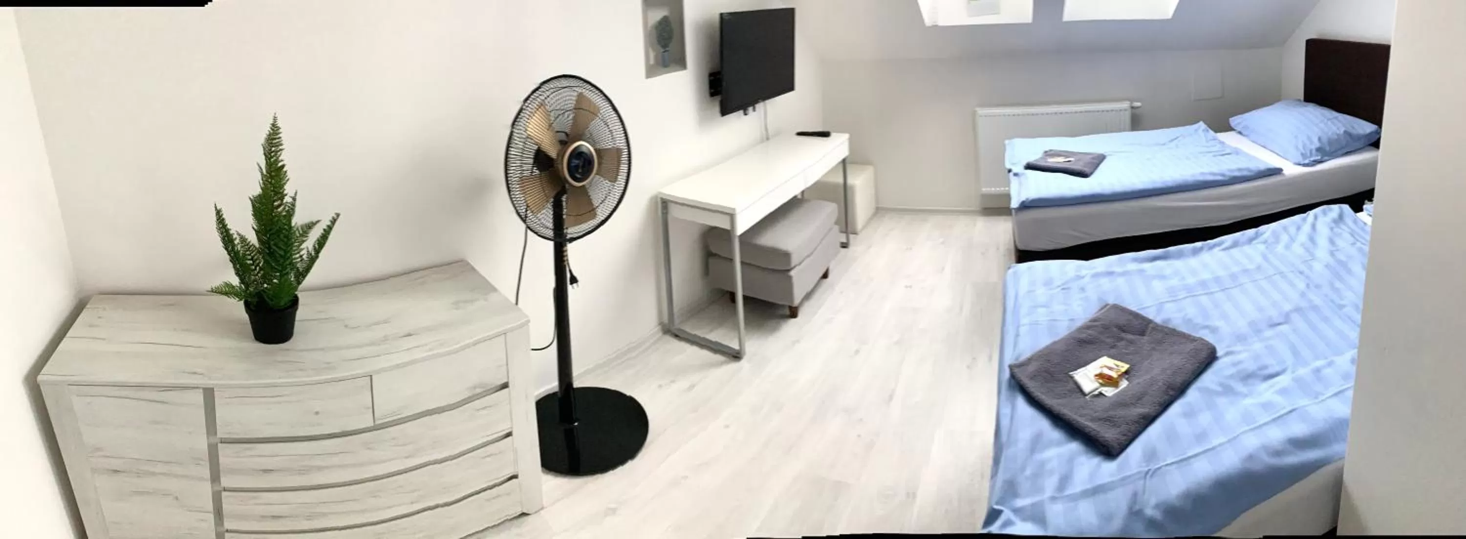 Bed in Hotel Stará Pošta