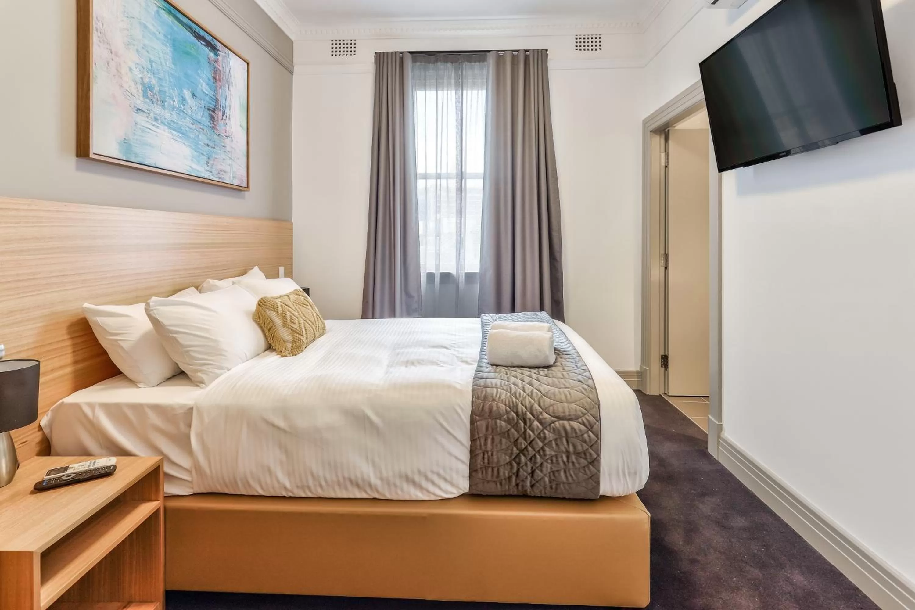 Bed in Meridian Hotel Hurstville
