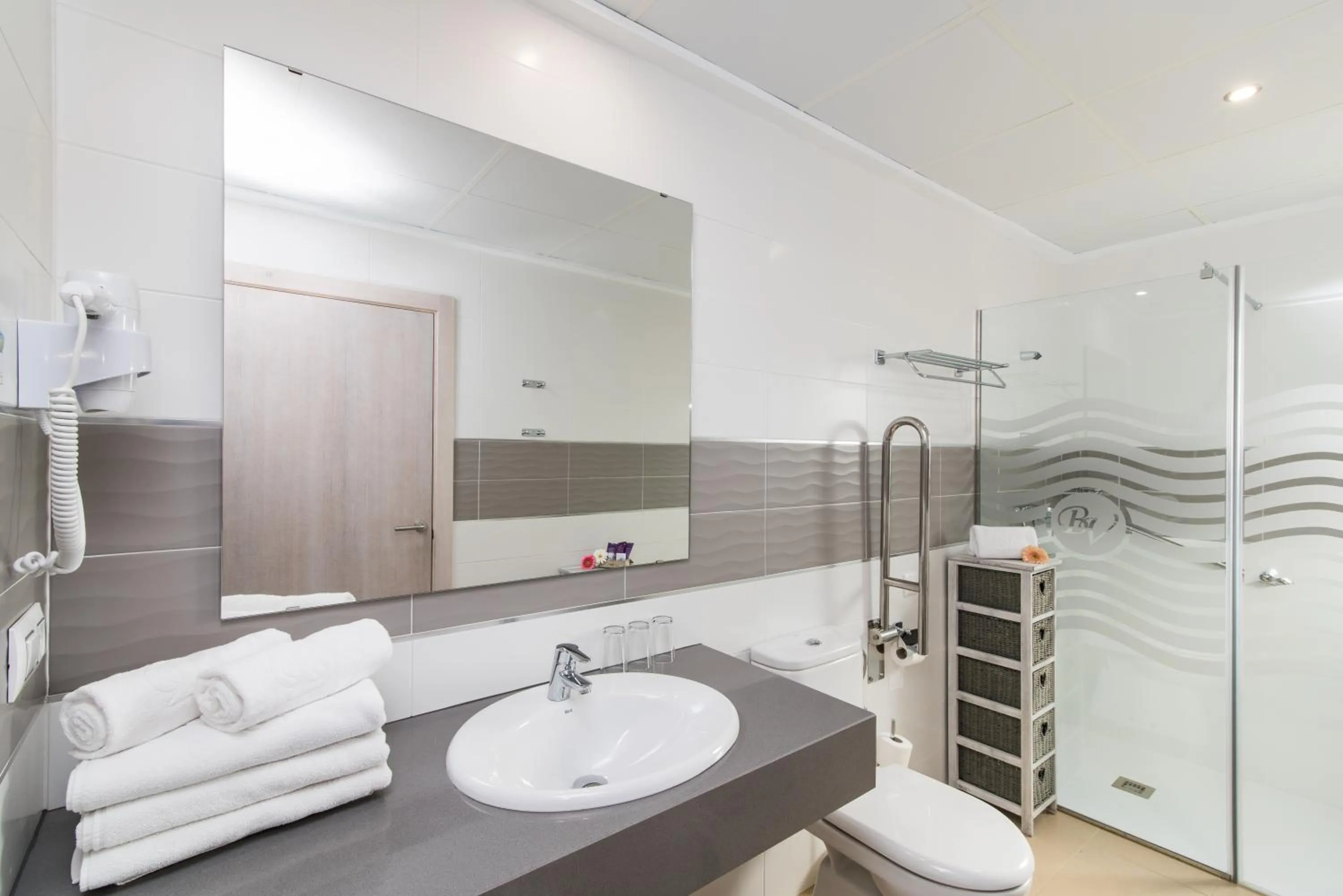 Bathroom in Hotel Baviera